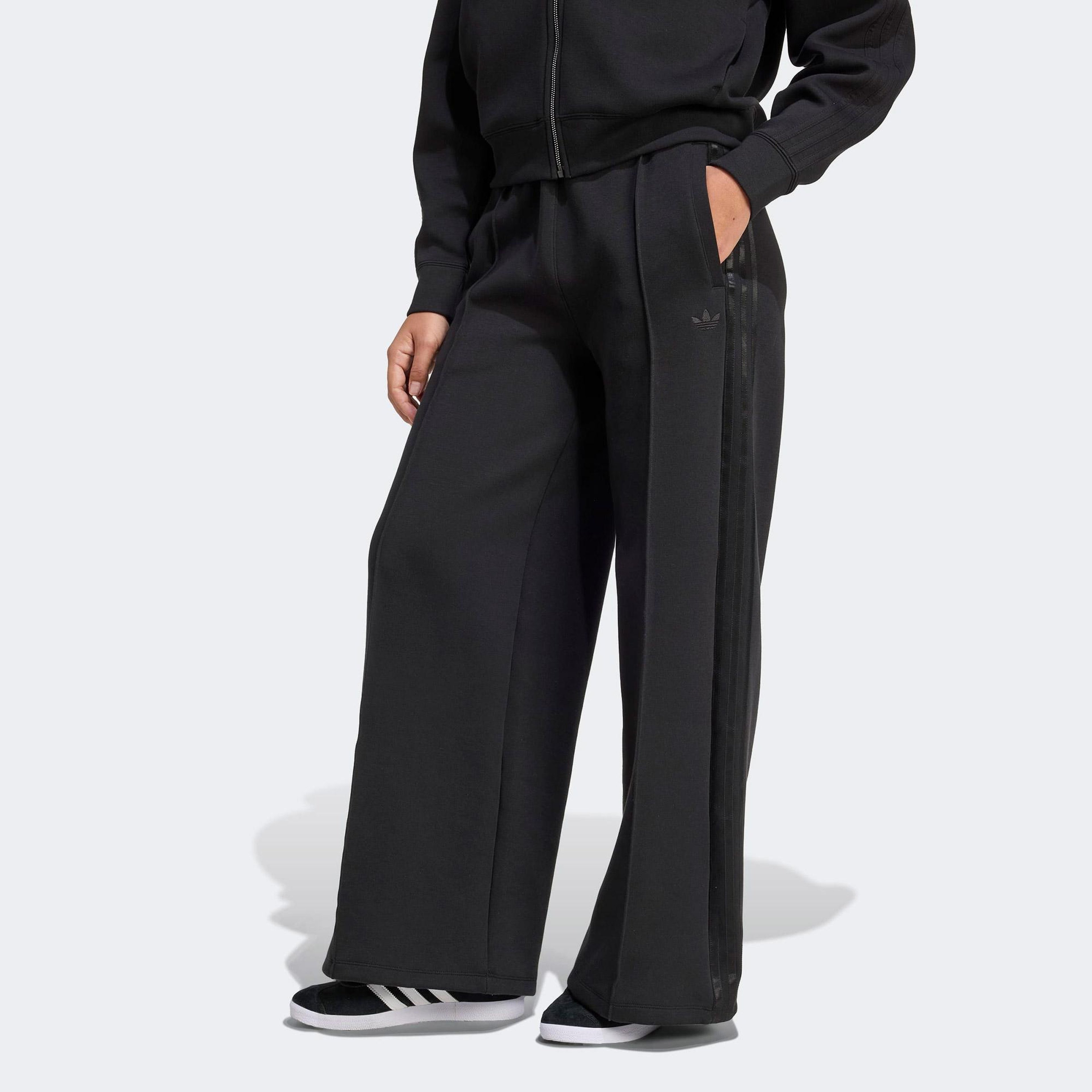 adidas Adicolor Spacer 3-Stripes Kadın Siyah Pantolon