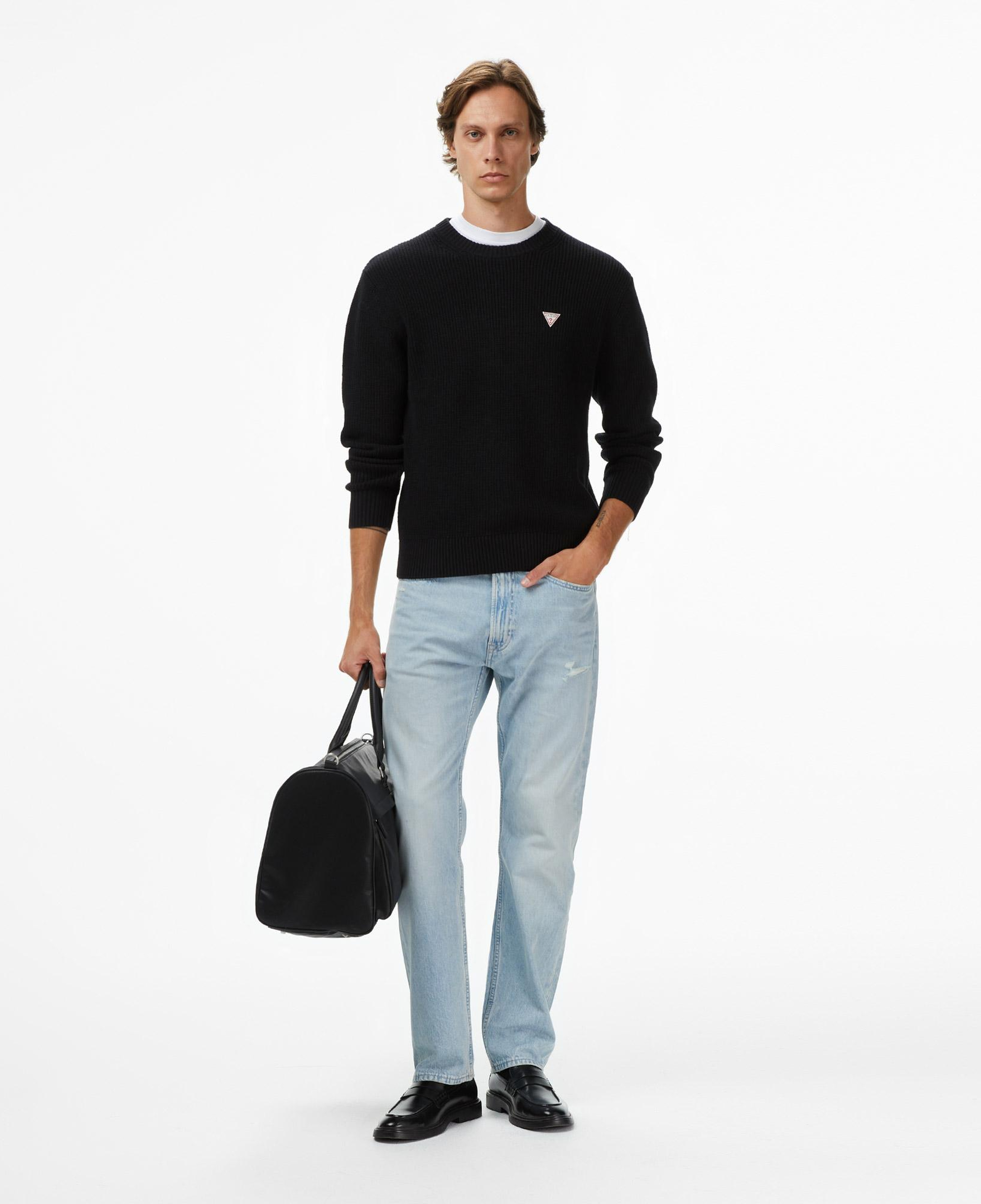 Guess Erkek Siyah Triko