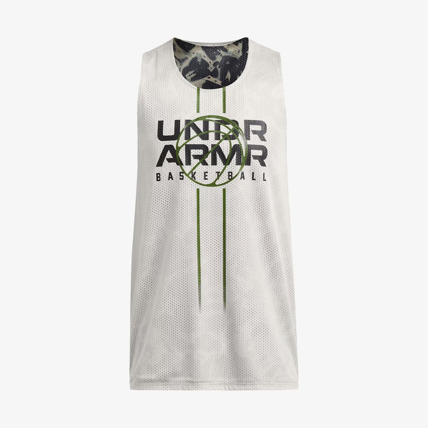 Under Armour Zone Çit Taraflı Erkek Beyaz Antrenman Atlet