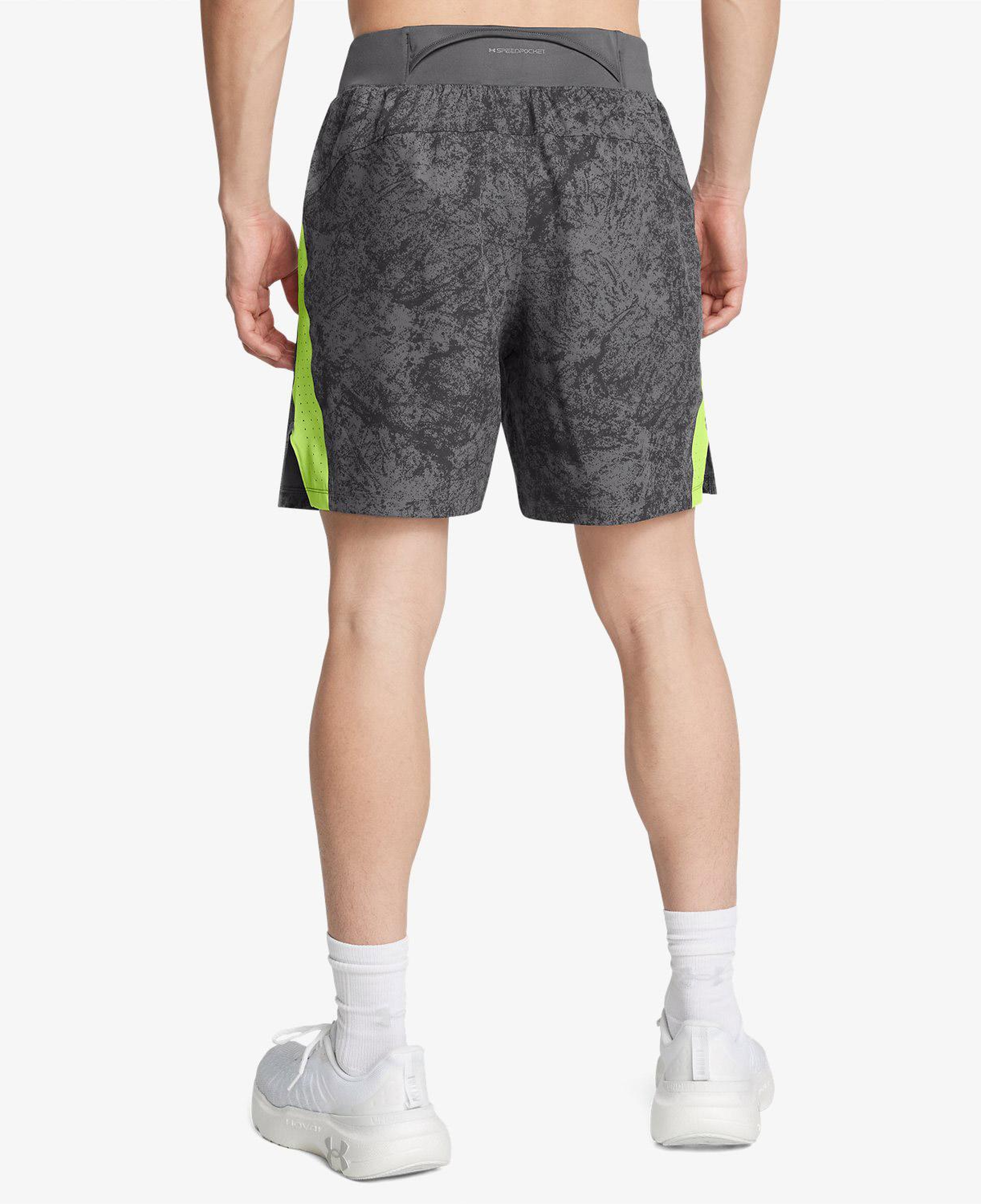 Under Armour Launch Pro Erkek Gri Koşu Şortu