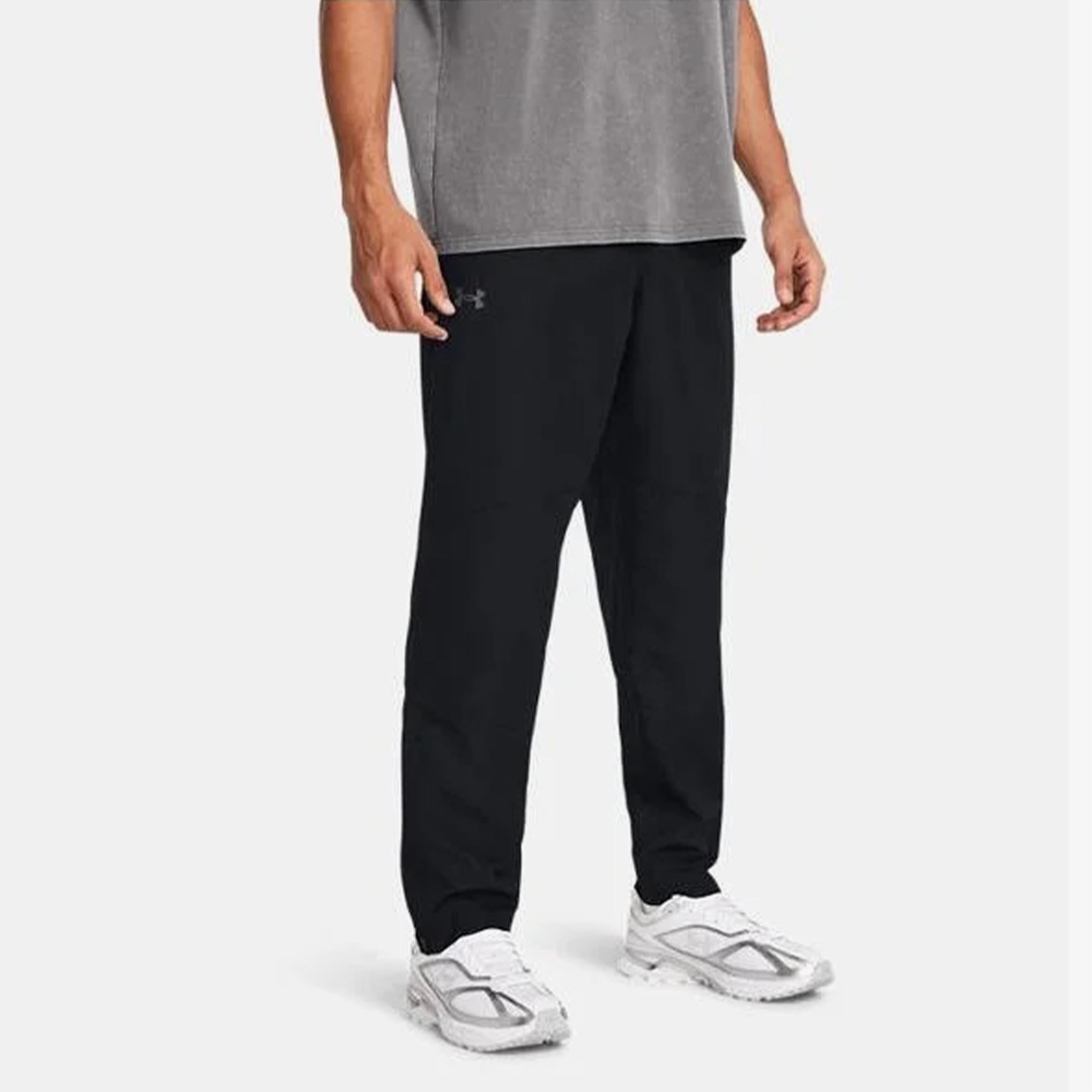 Under Armour Legacy Windbraker Erkek Siyah Eşofman Altı