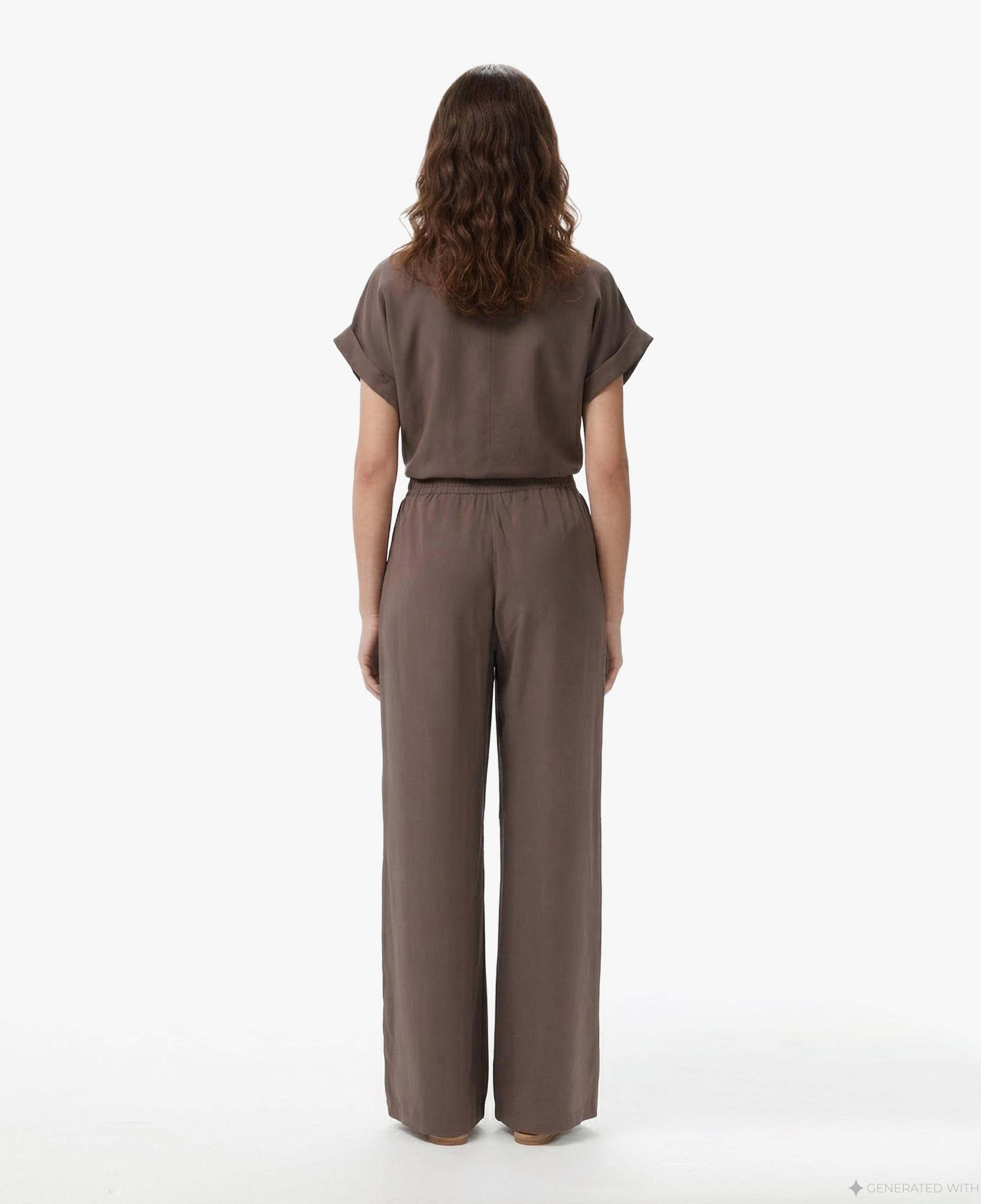 Nautica Kadın Kahverengi Regular Fit Pantolon
