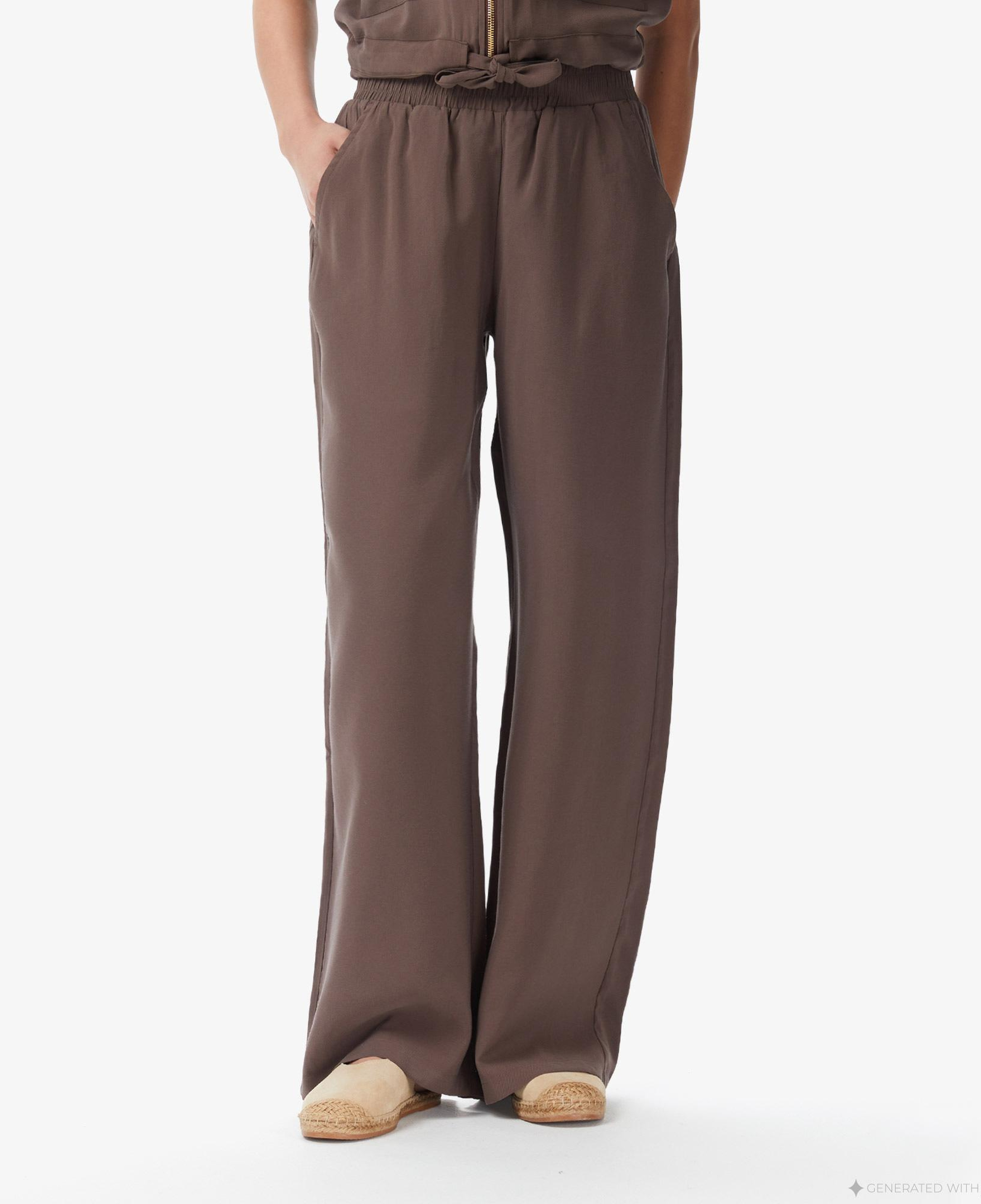 Nautica Kadın Kahverengi Regular Fit Pantolon