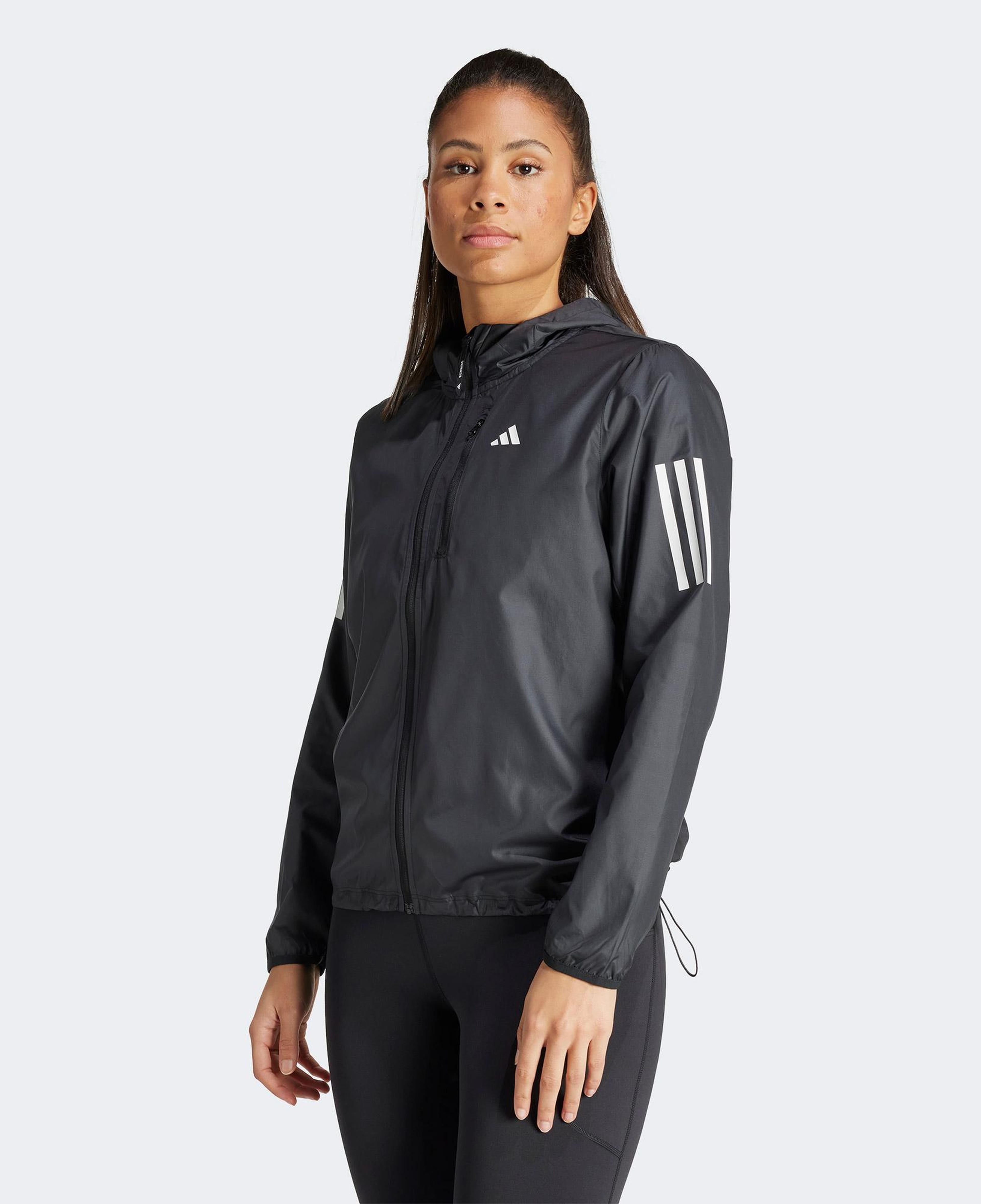 adidas Own The Run 3 Kadın Siyah Koşu Ceketi