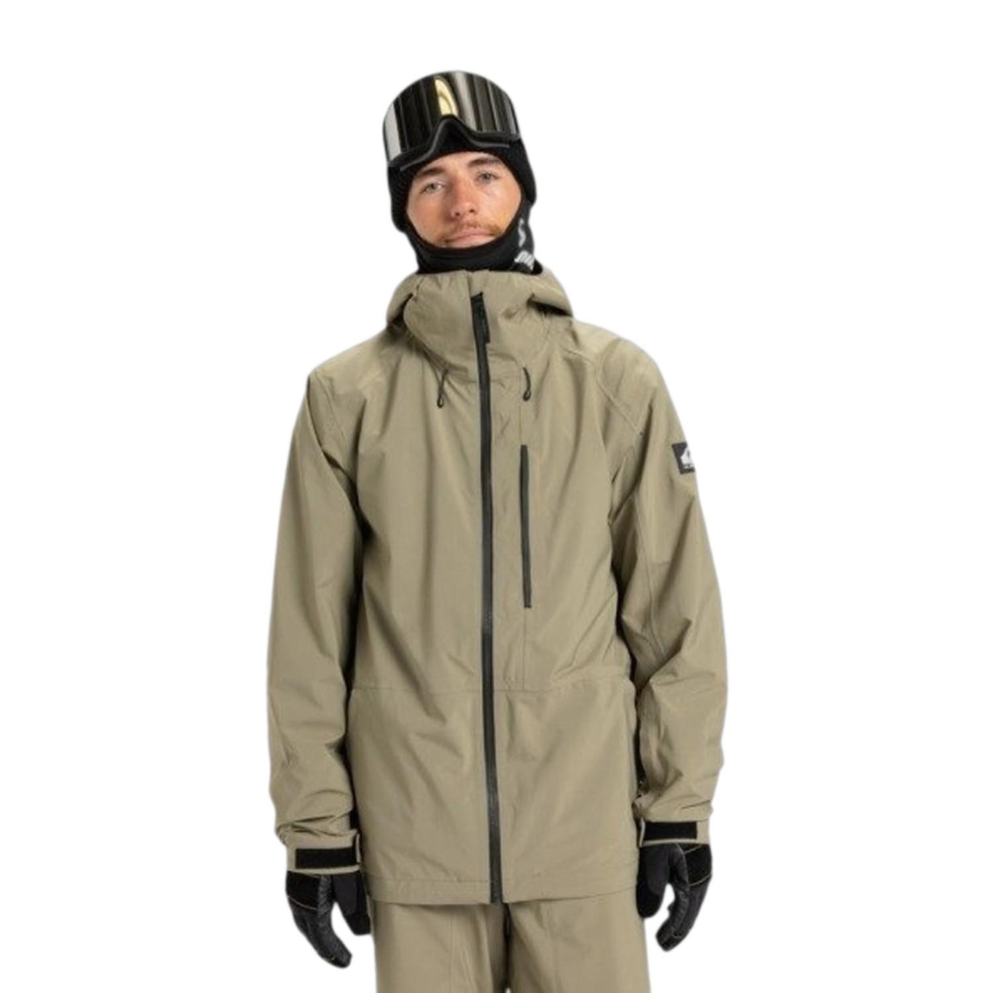 Quiksilver Muldrow Erkek Bej Snowboard Ceketi