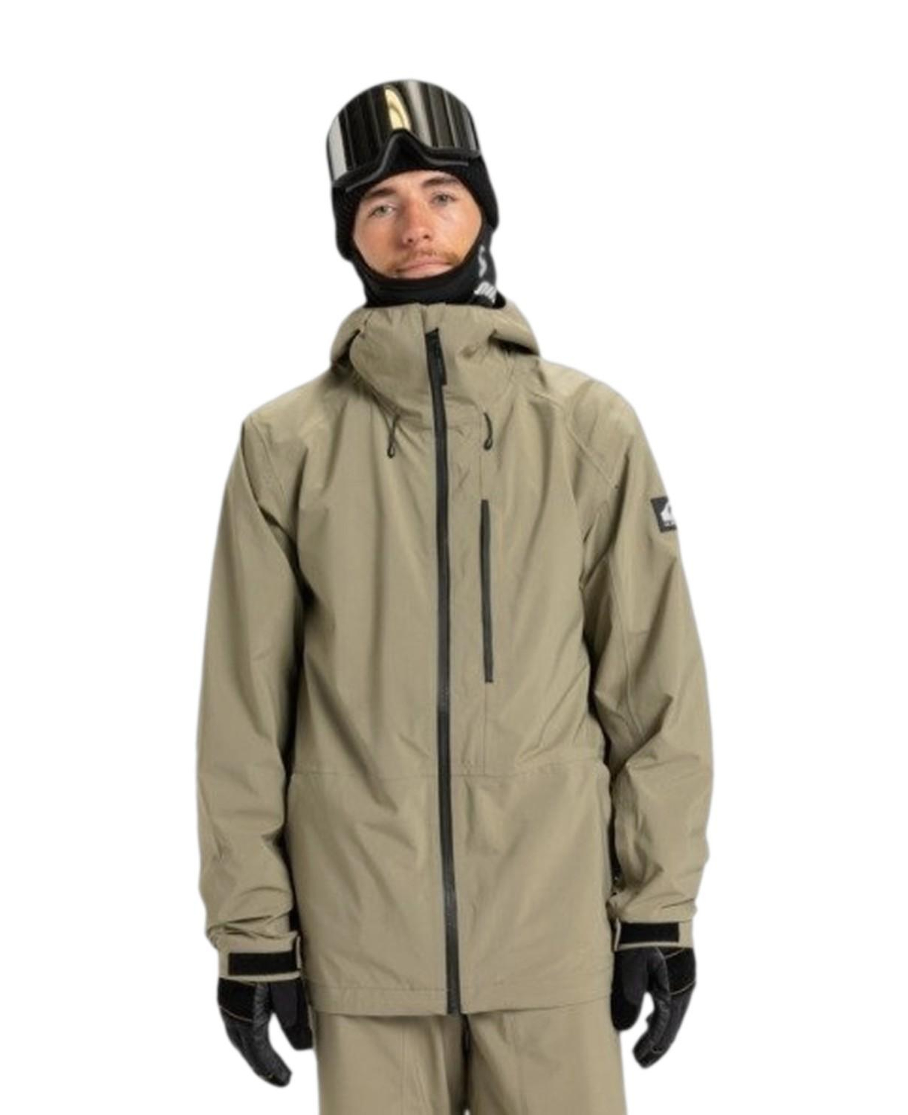 Quiksilver Muldrow Erkek Bej Snowboard Ceketi