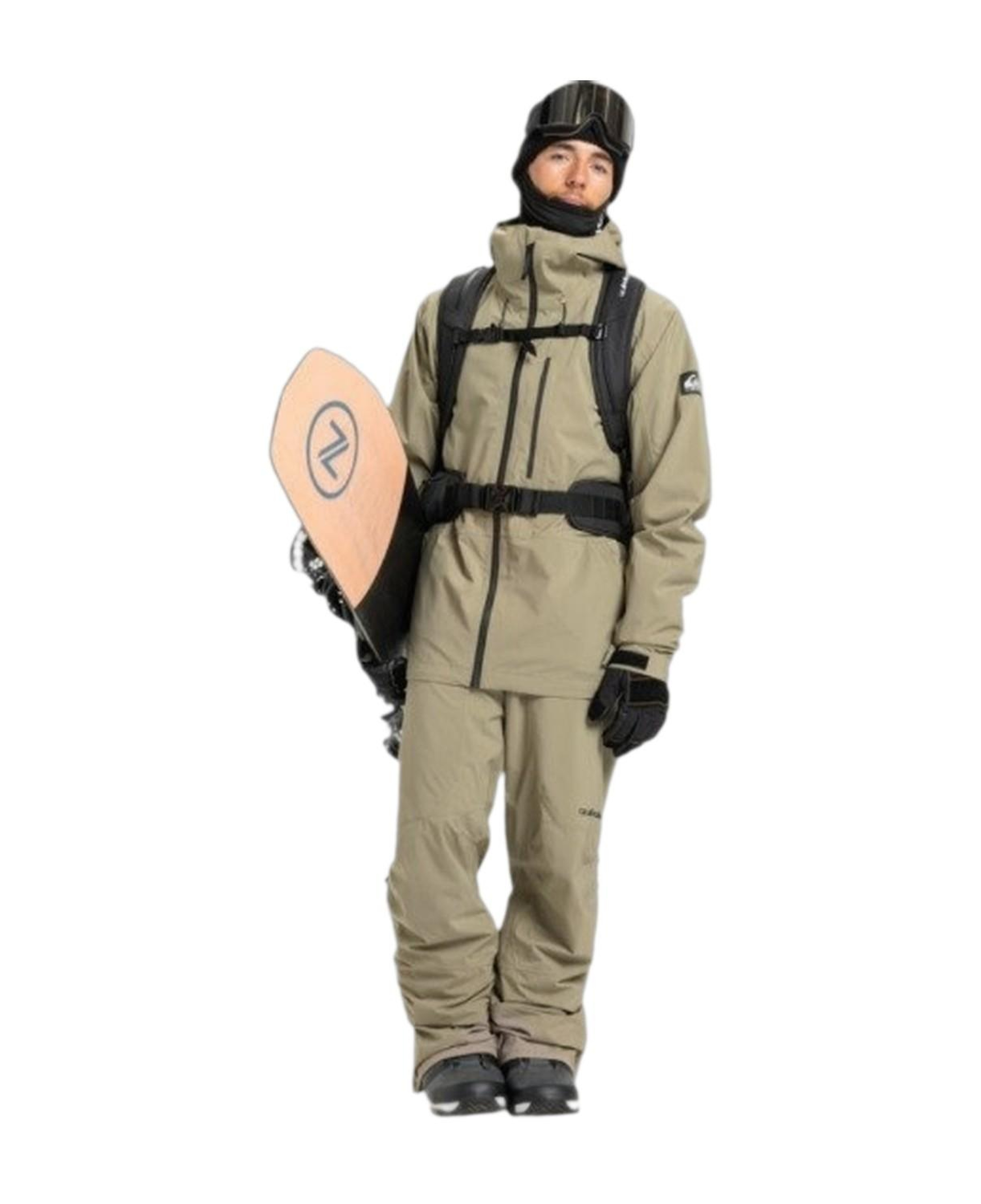 Quiksilver Muldrow Erkek Bej Snowboard Ceketi
