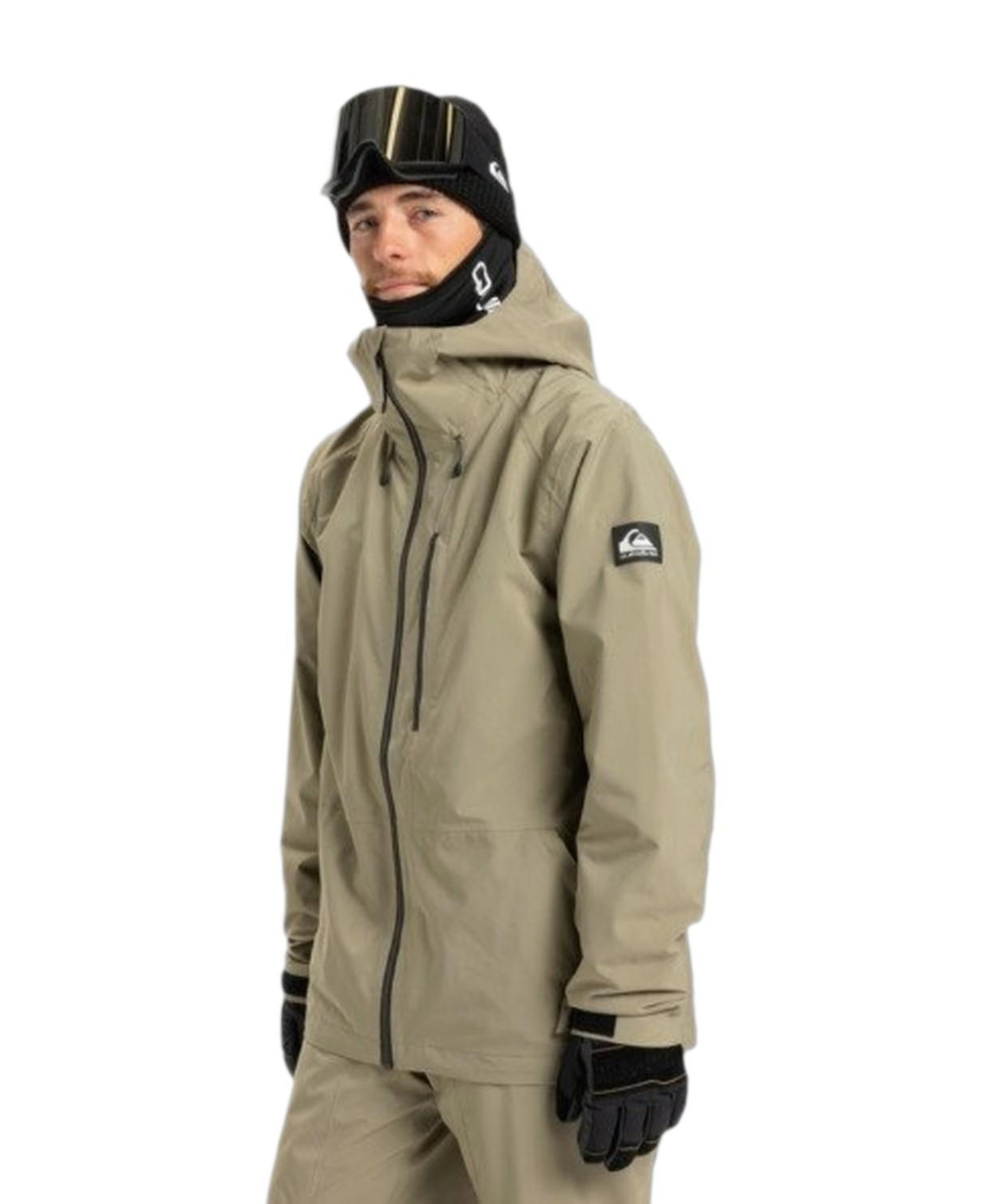 Quiksilver Muldrow Erkek Bej Snowboard Ceketi