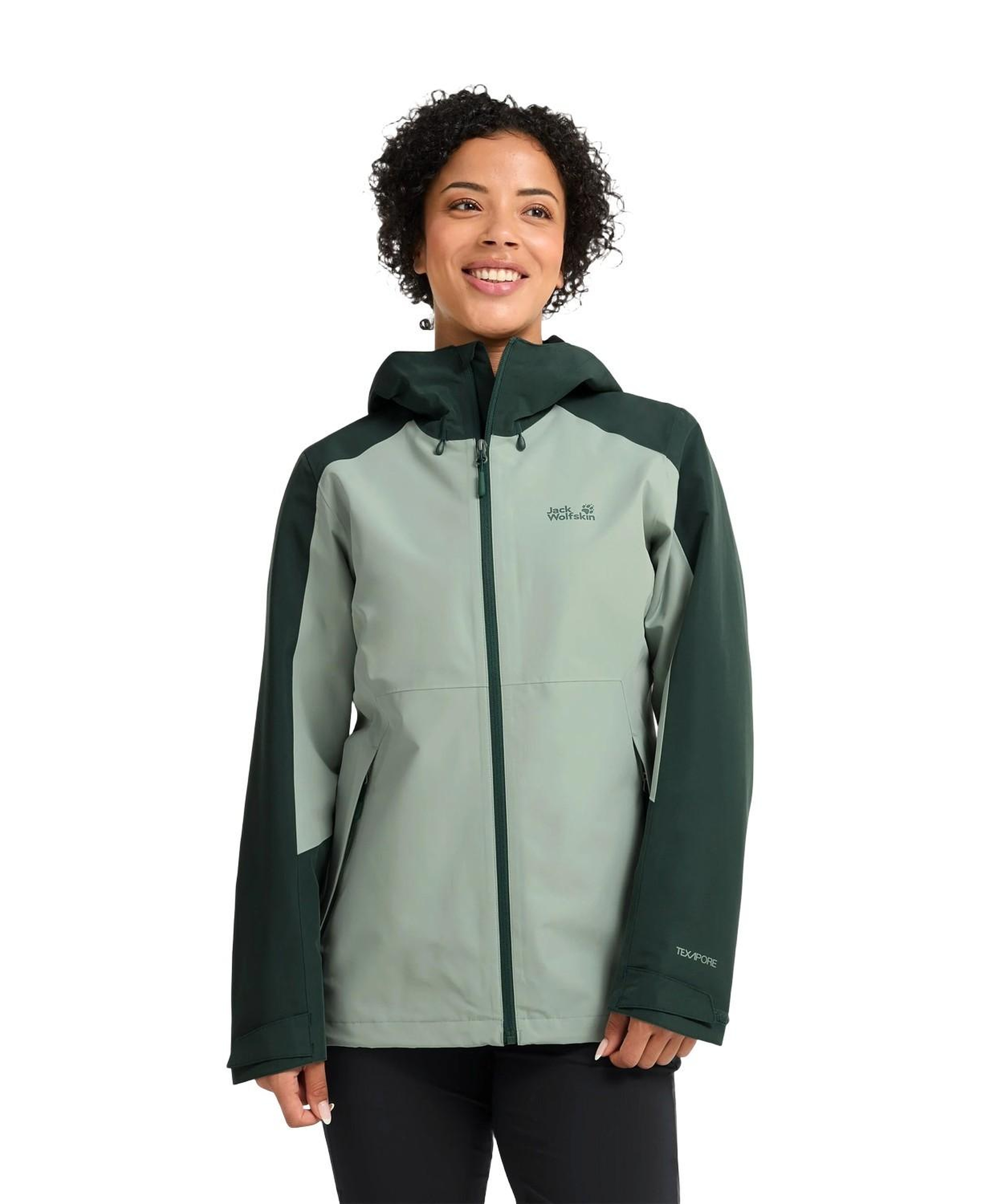 Jack Wolfskin Wildbound 2L Kadın Yeşil Outdoor Ceketi