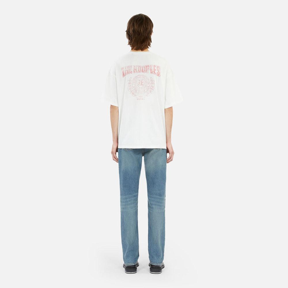 Erkek Beyaz Baskılı T-Shirt