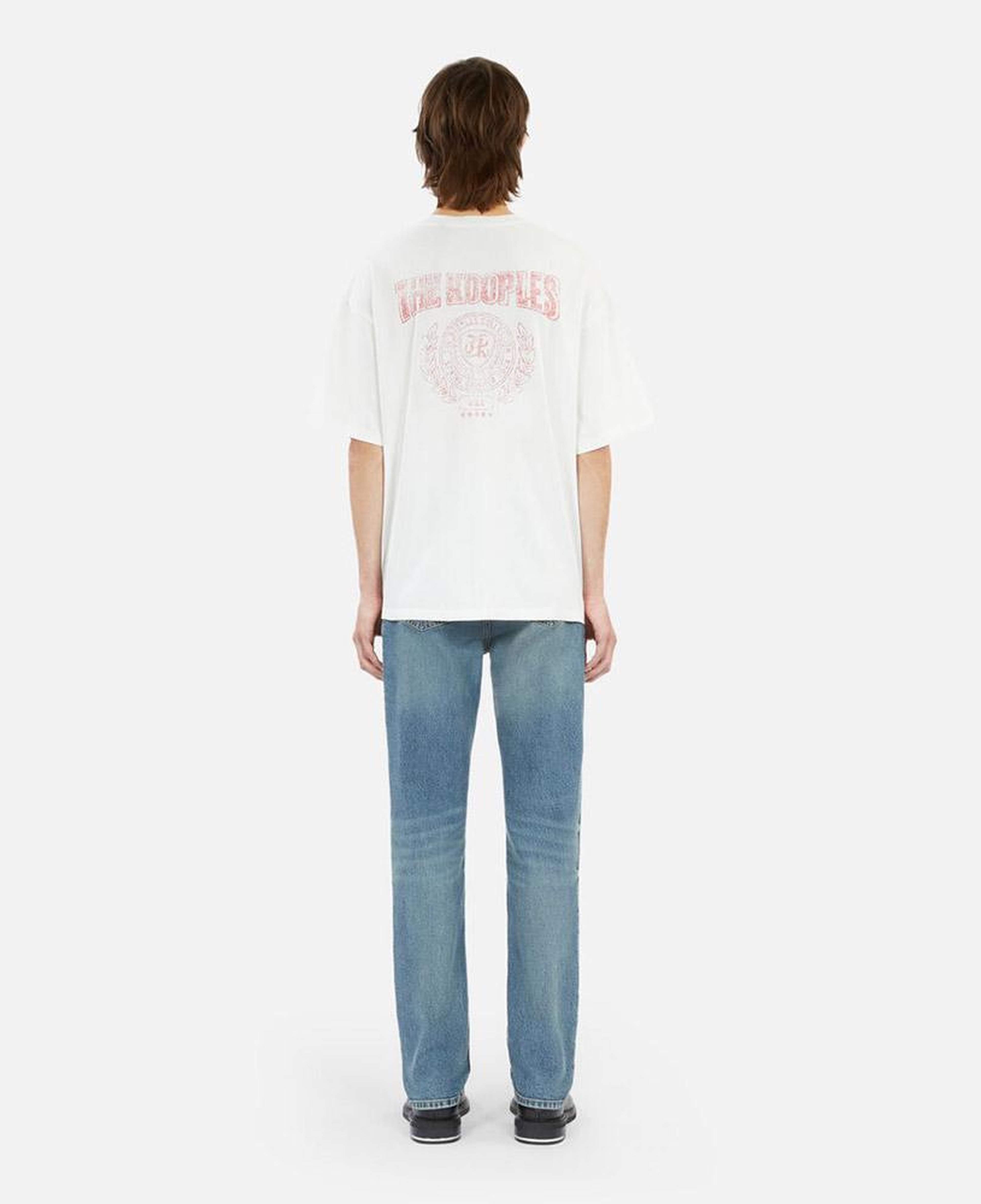 Erkek Beyaz Baskılı T-Shirt