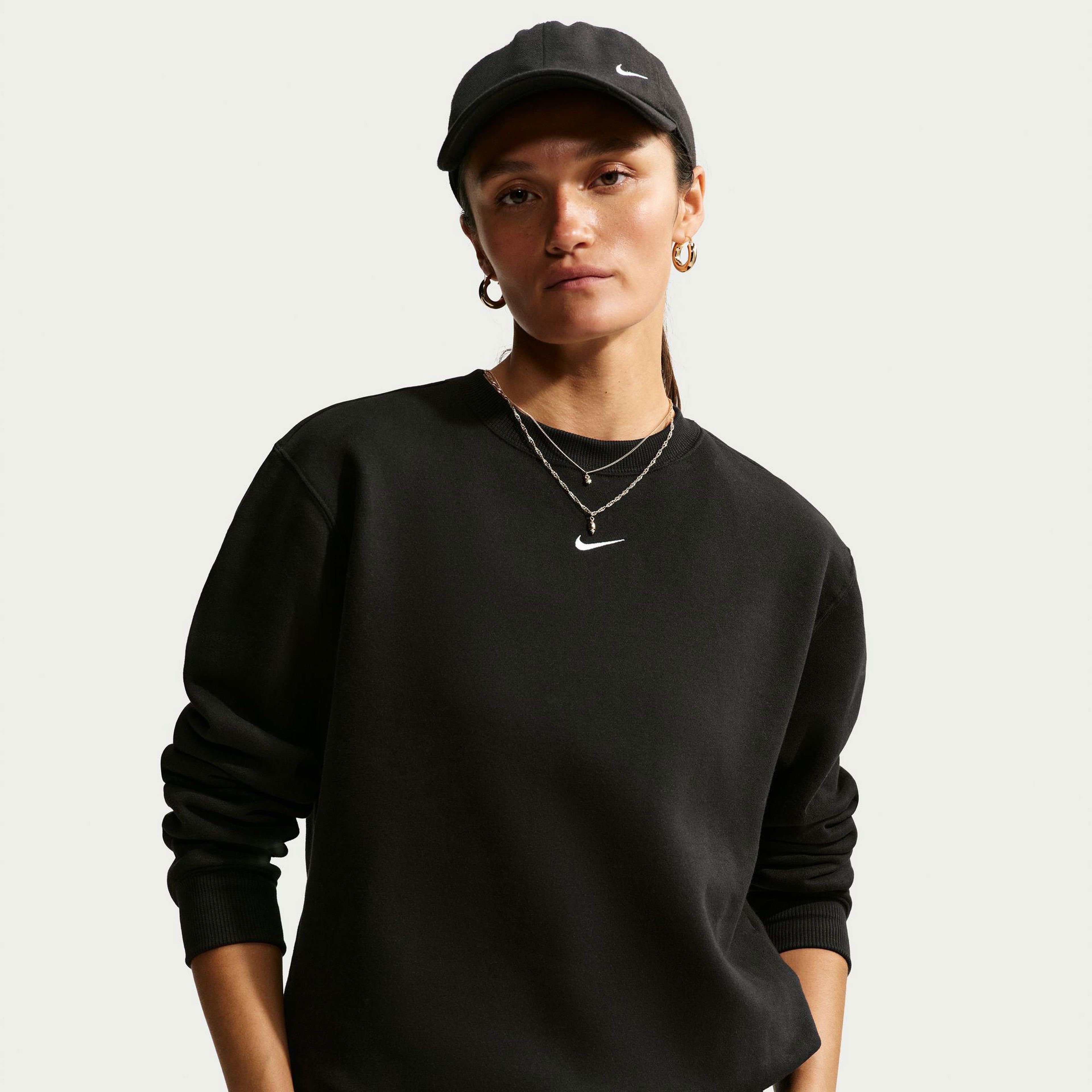 Nike Studio Fleece Kadın Siyah Sweatshirt