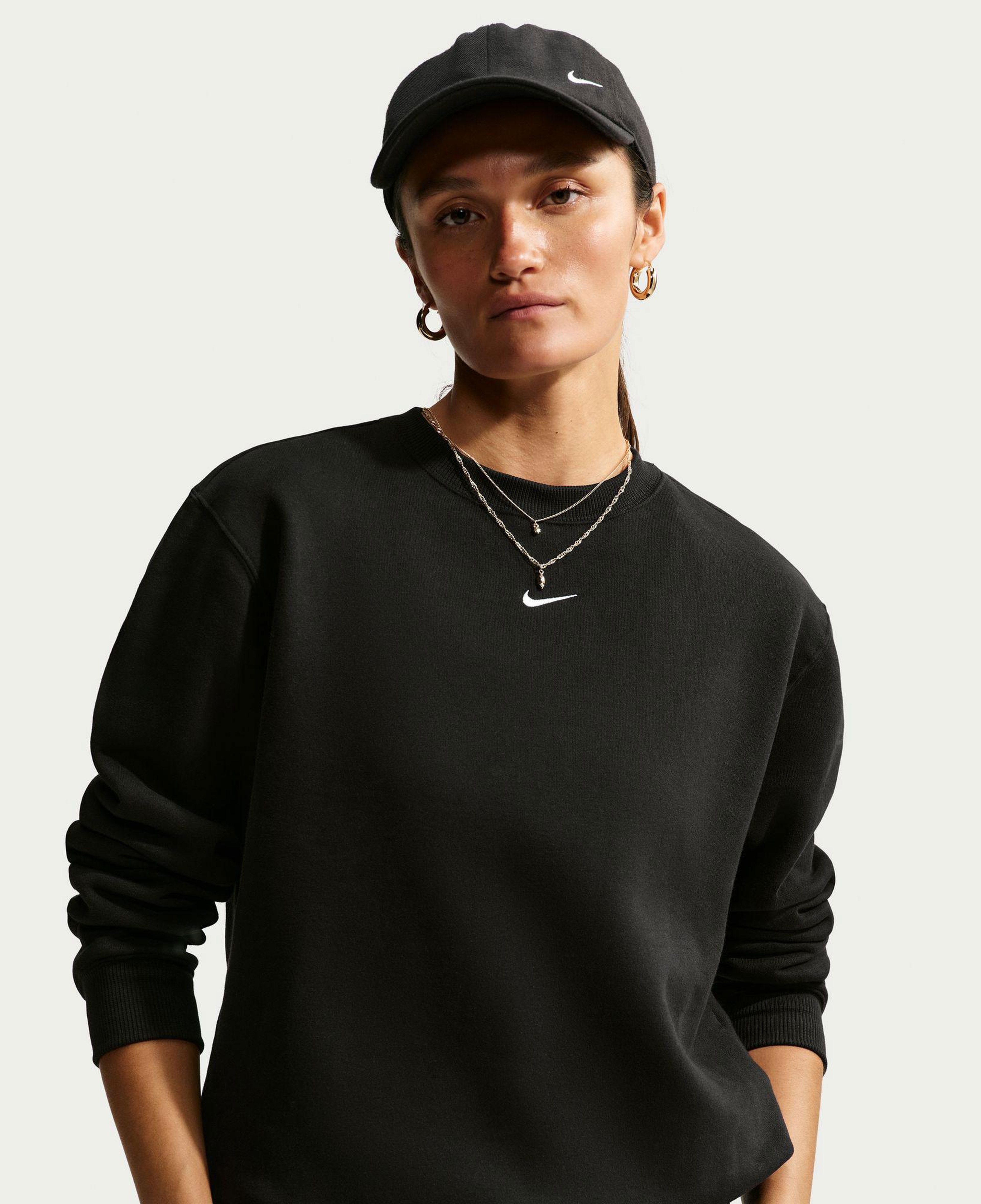 Nike Studio Fleece Kadın Siyah Sweatshirt