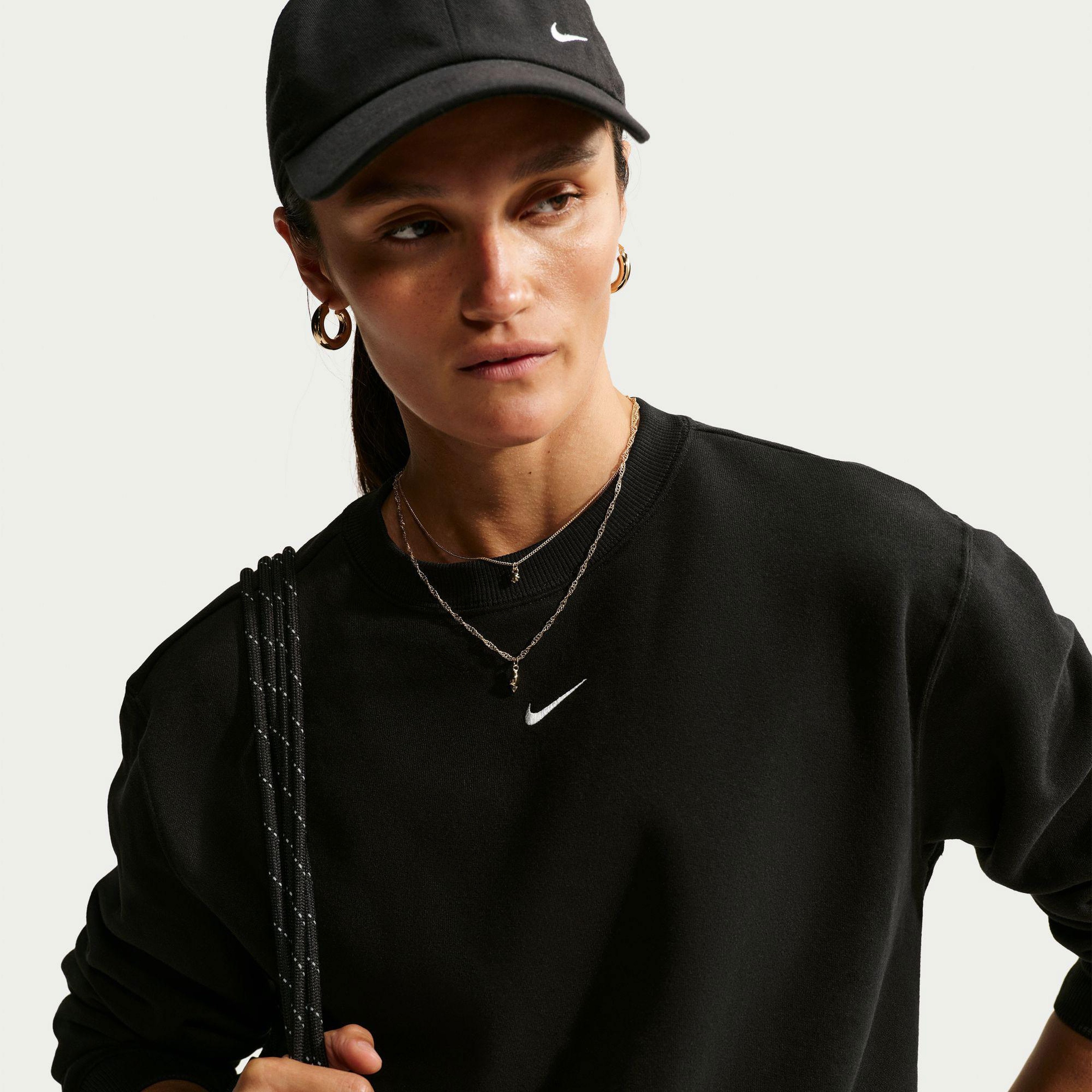 Nike Studio Fleece Kadın Siyah Sweatshirt