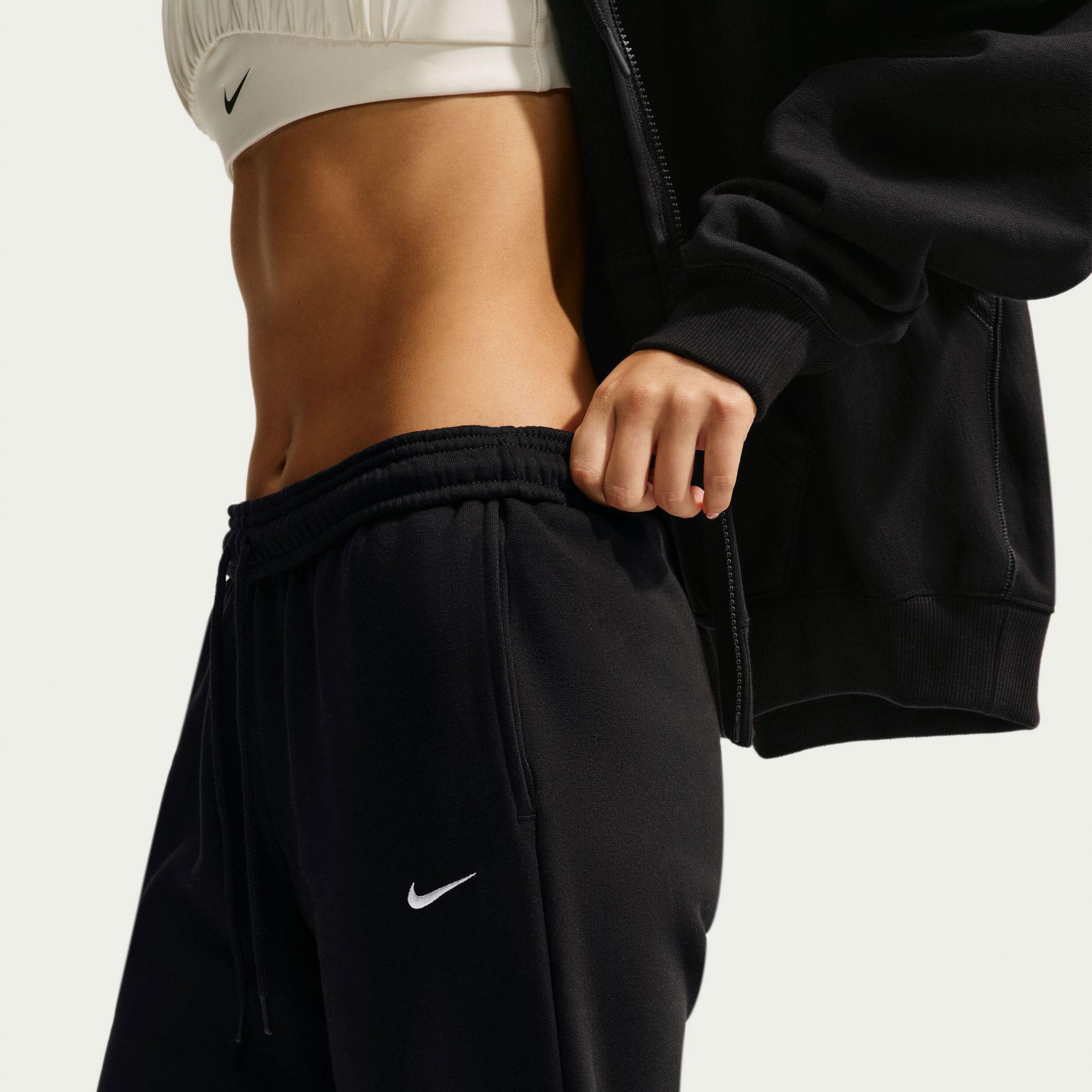 Nike Studio Fleece Kadın Siyah Eşofman Altı