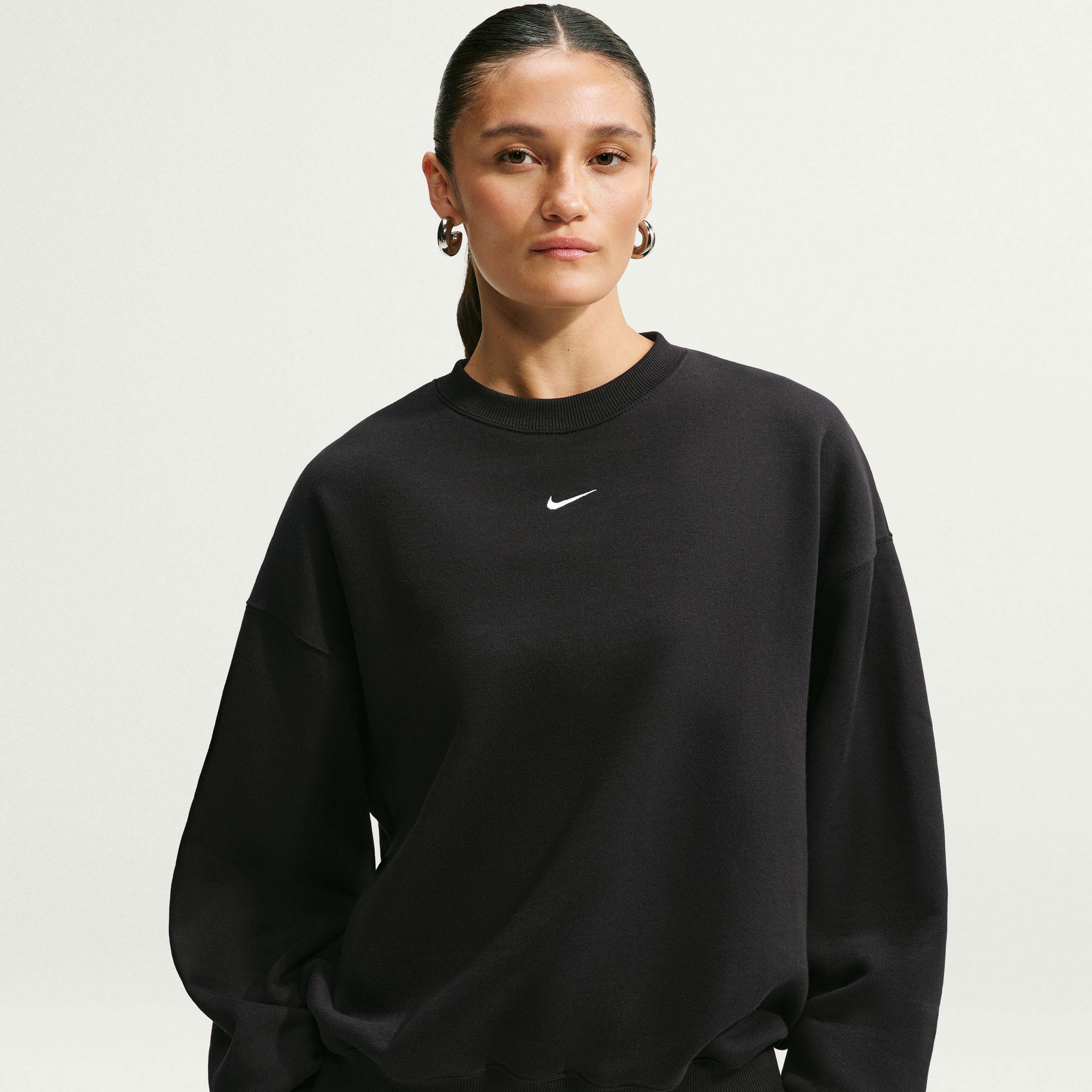 Nike Studio Fleece Kadın Siyah Sweatshirt