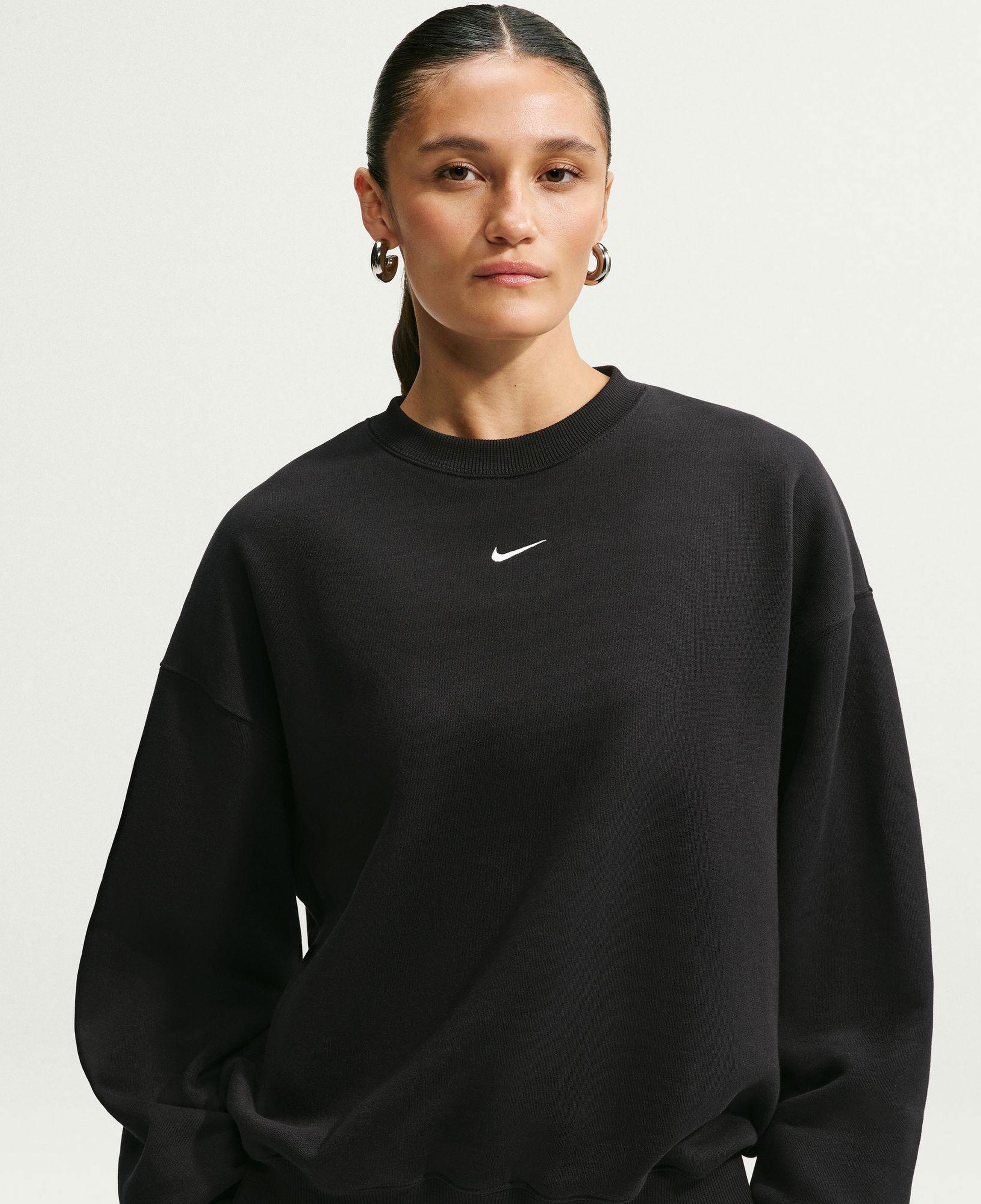 Nike Studio Fleece Kadın Siyah Sweatshirt