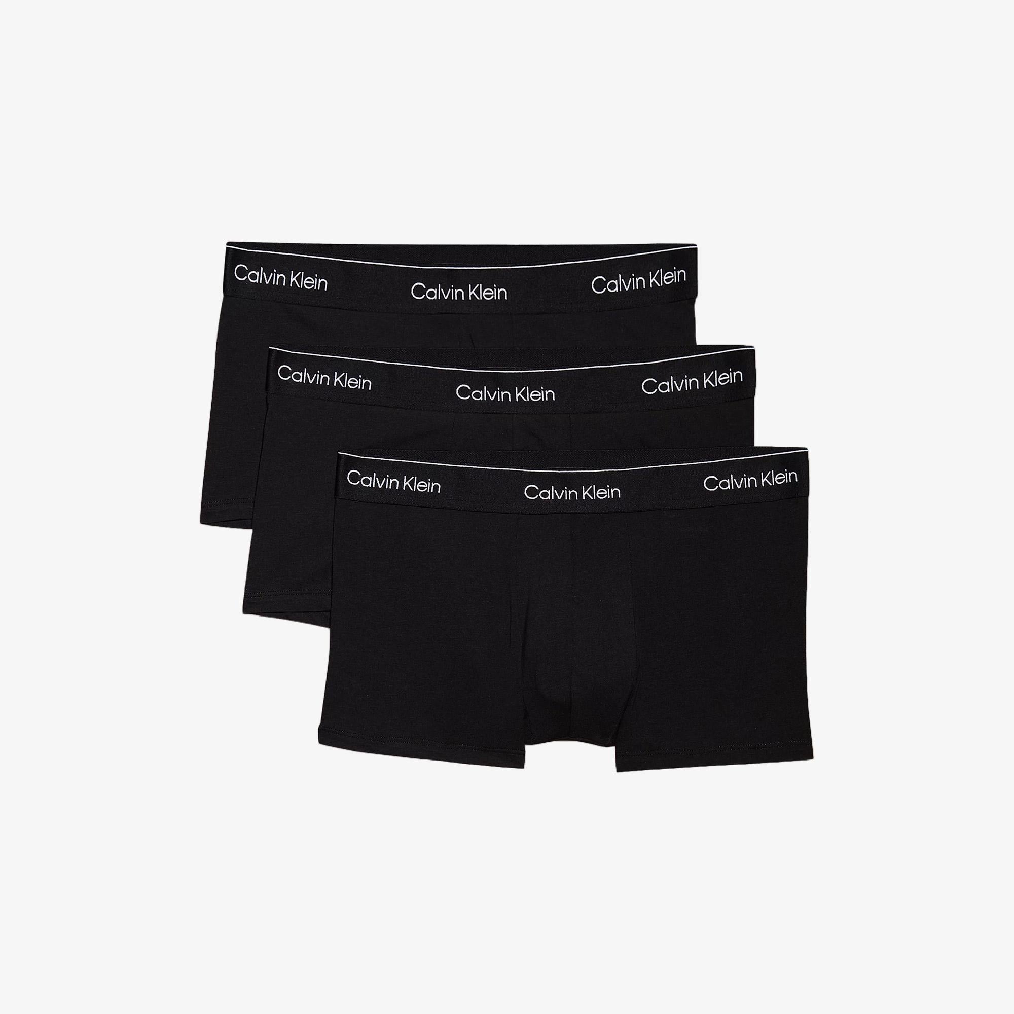 Calvin Klein Low Rise Trunk 3'lü Erkek Siyah Boxer