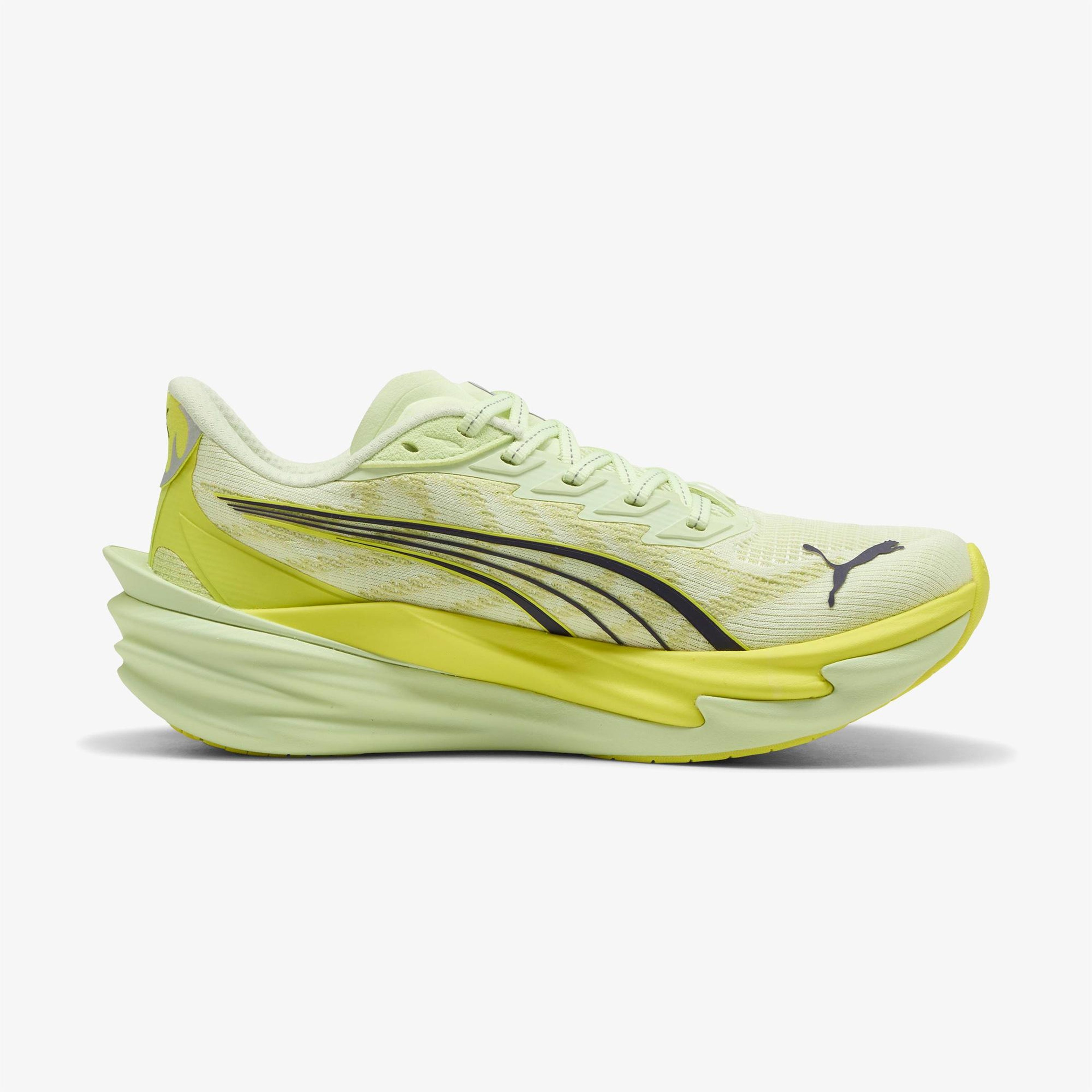 Puma Deviate Nitro 4 Kadın Gri Koşu Ayakkabısı