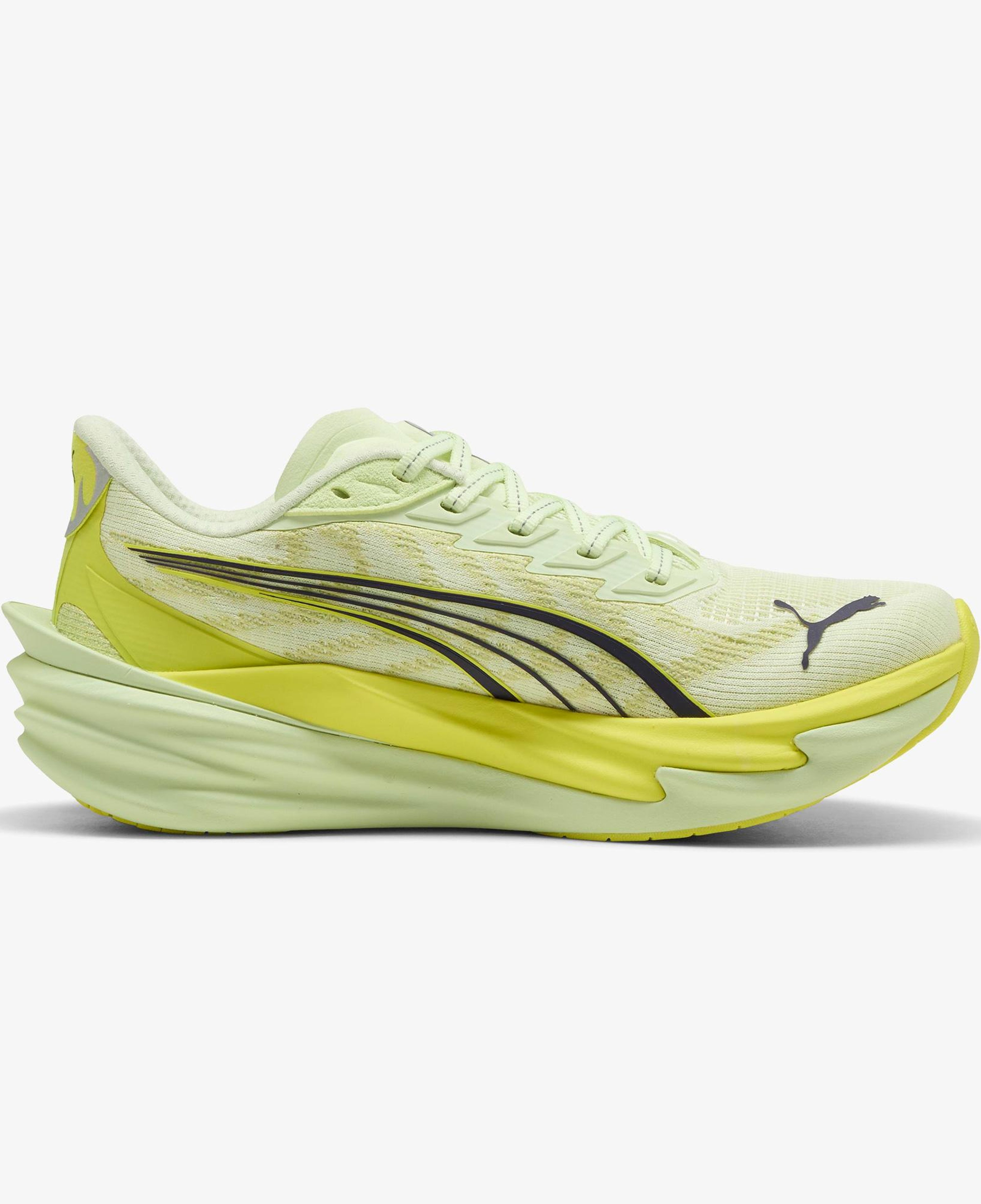 Puma Deviate Nitro 4 Kadın Gri Koşu Ayakkabısı