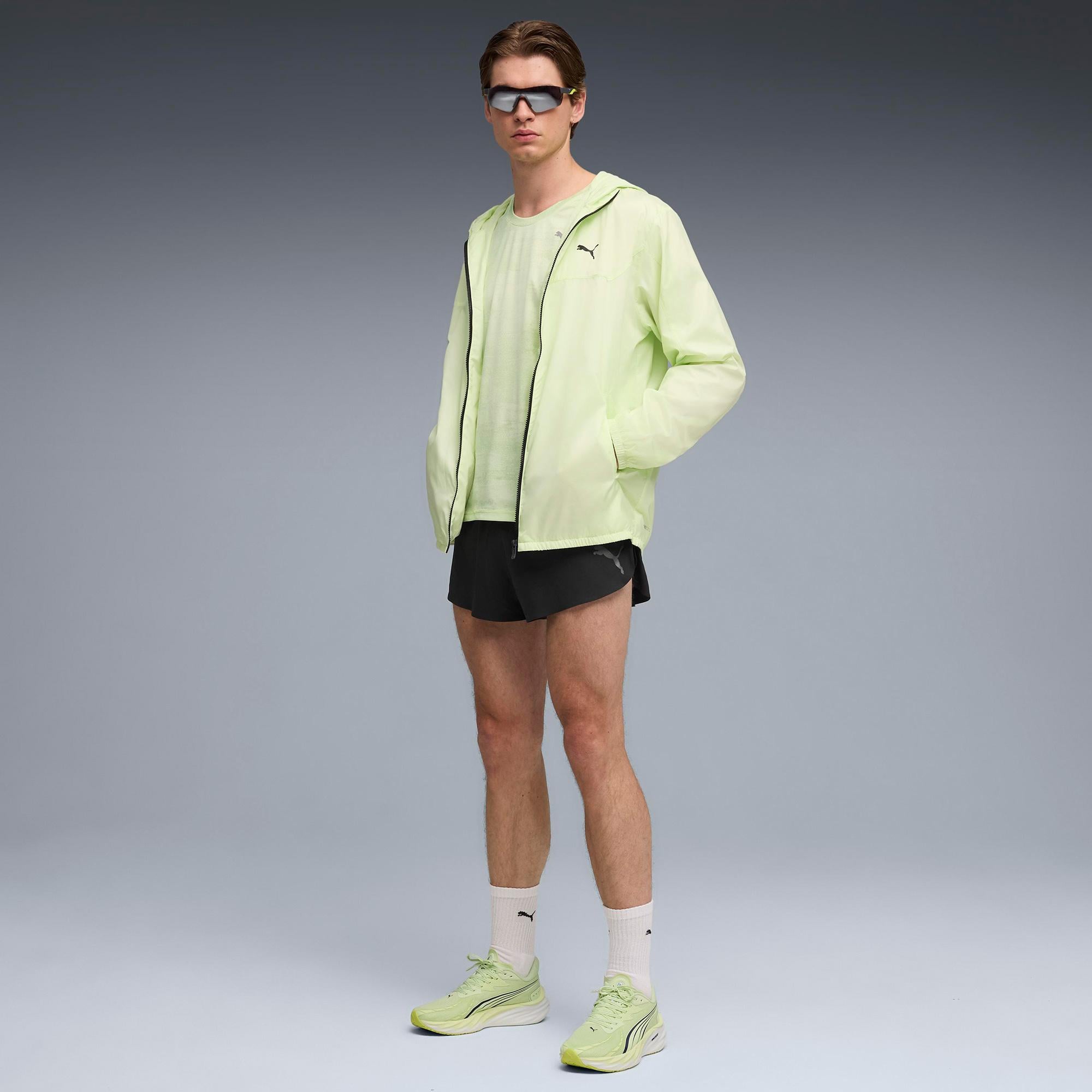 Puma Lightspeed Uw 2 Split Erkek Siyah Koşu Şortu