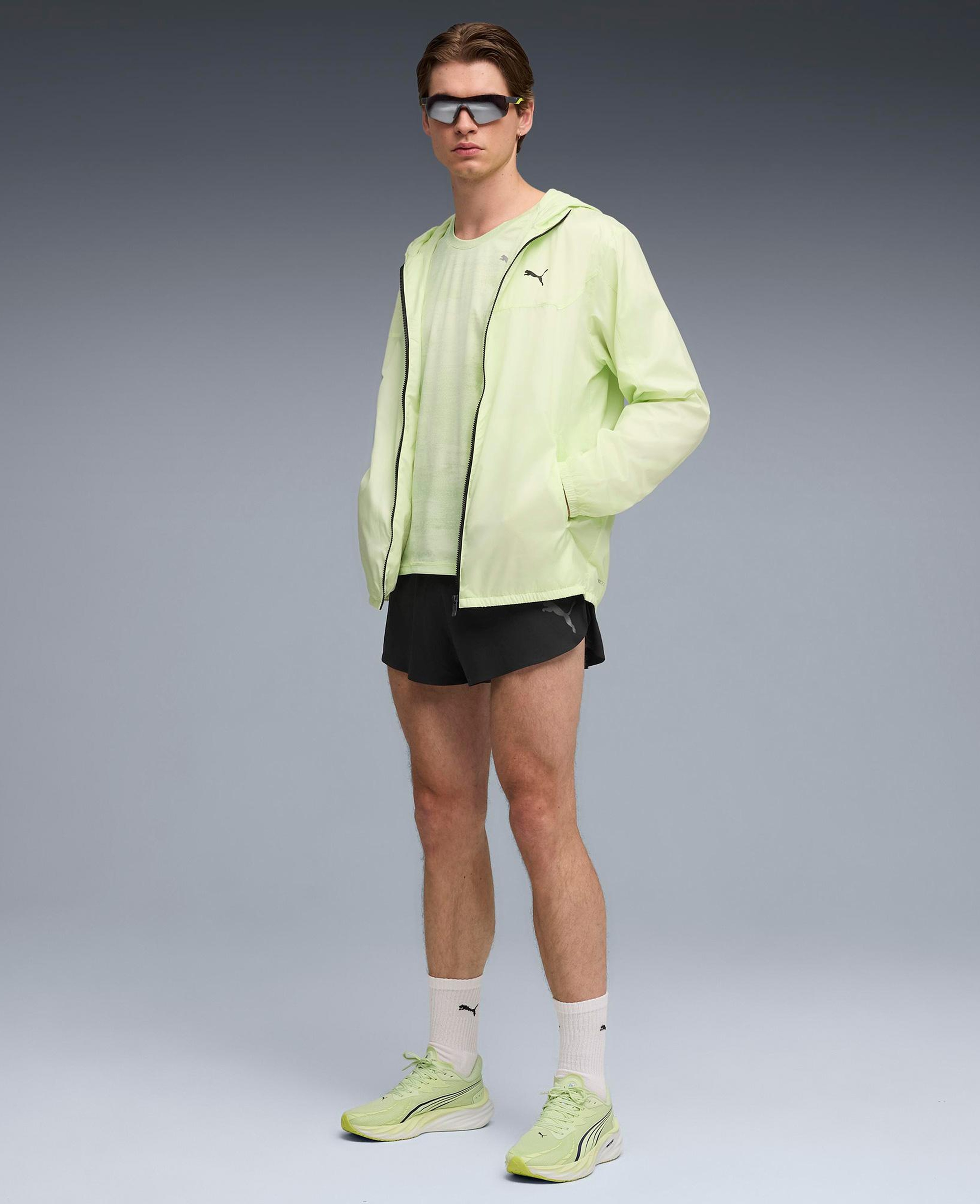 Puma Lightspeed Uw 2 Split Erkek Siyah Koşu Şortu