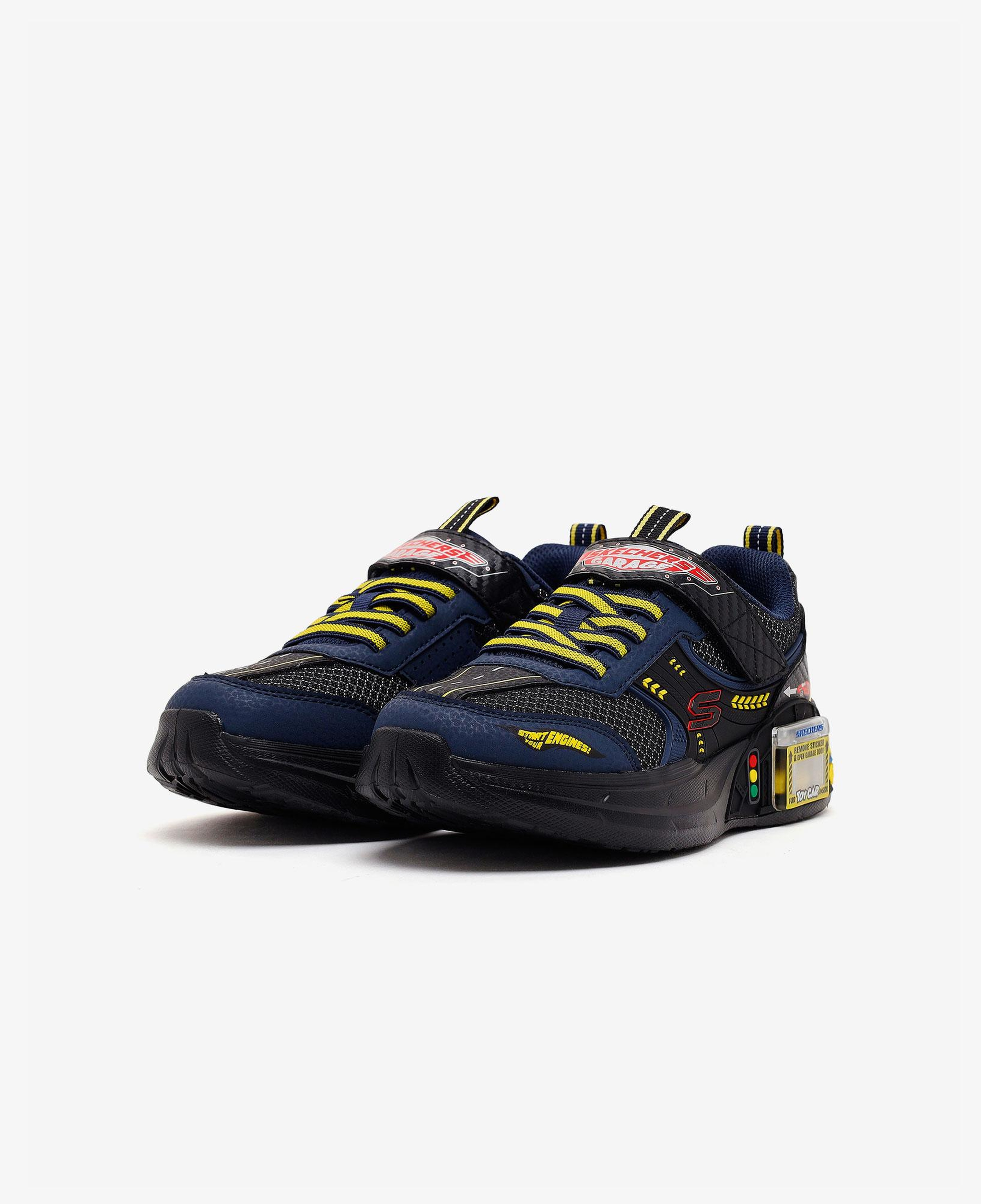 Skechers Garage Çocuk Siyah Spor Ayakkabı