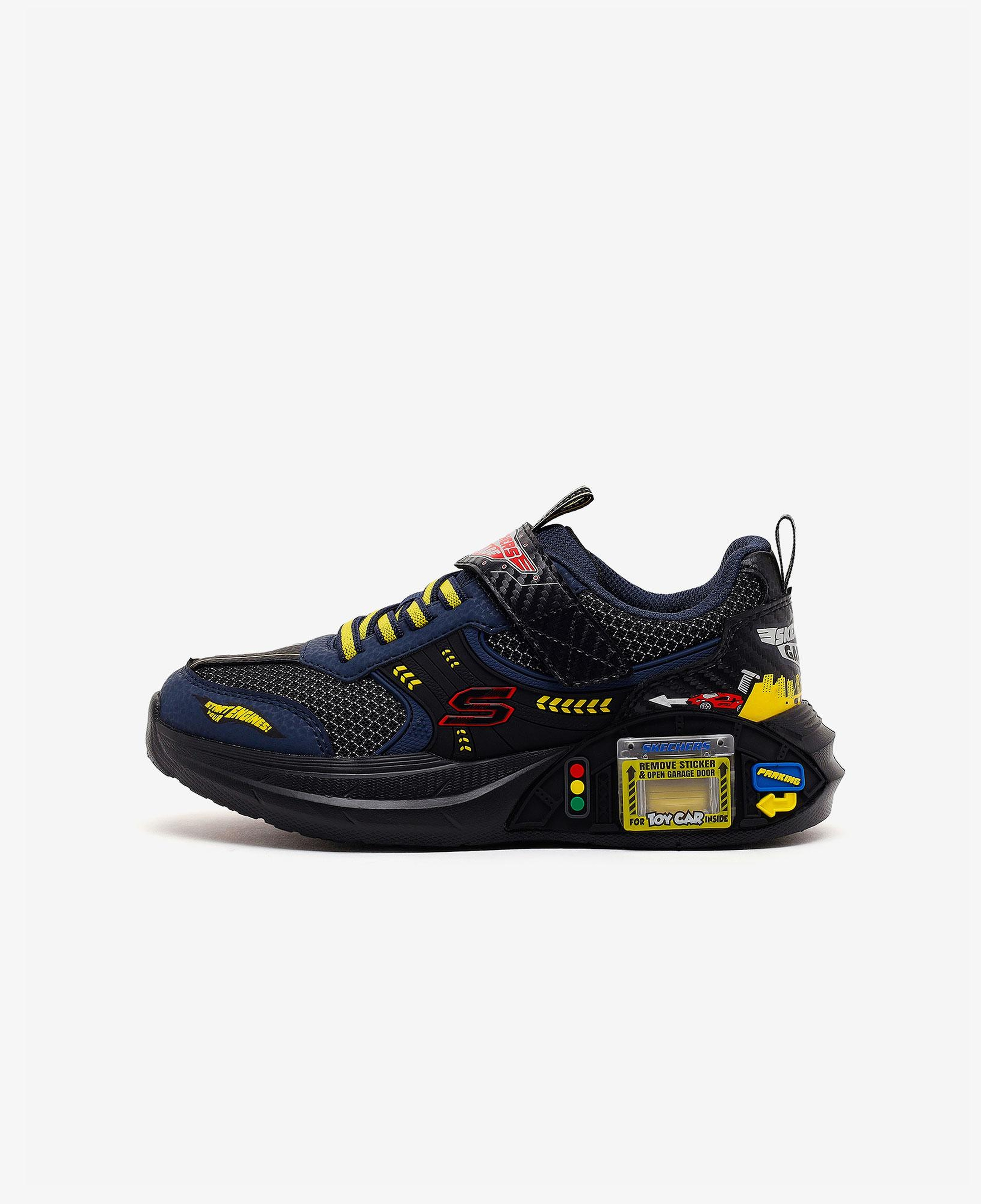 Skechers Garage Çocuk Siyah Spor Ayakkabı