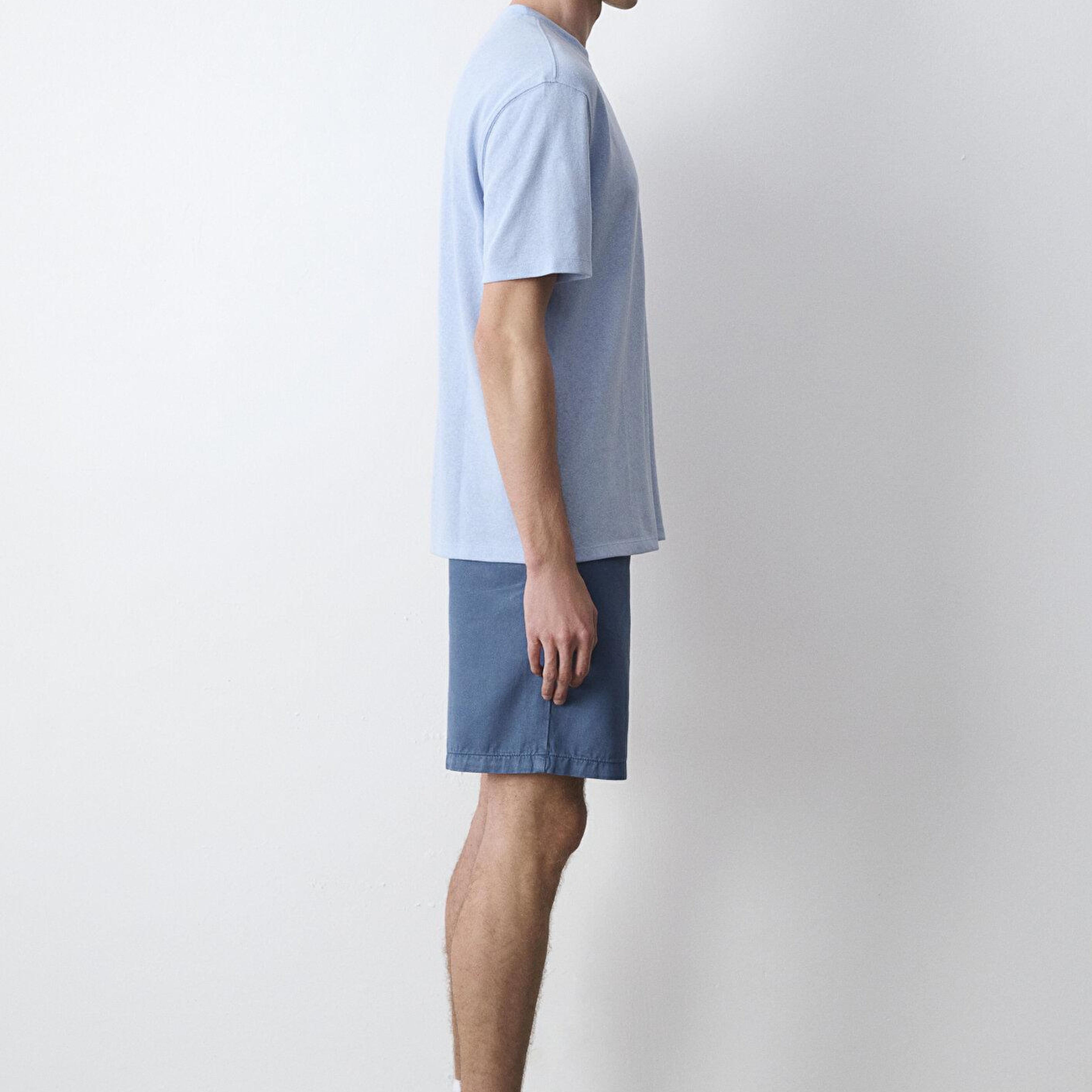 Mavi Mavi Tişört Loose Fit / Bol Rahat Kesim 0613322-70813