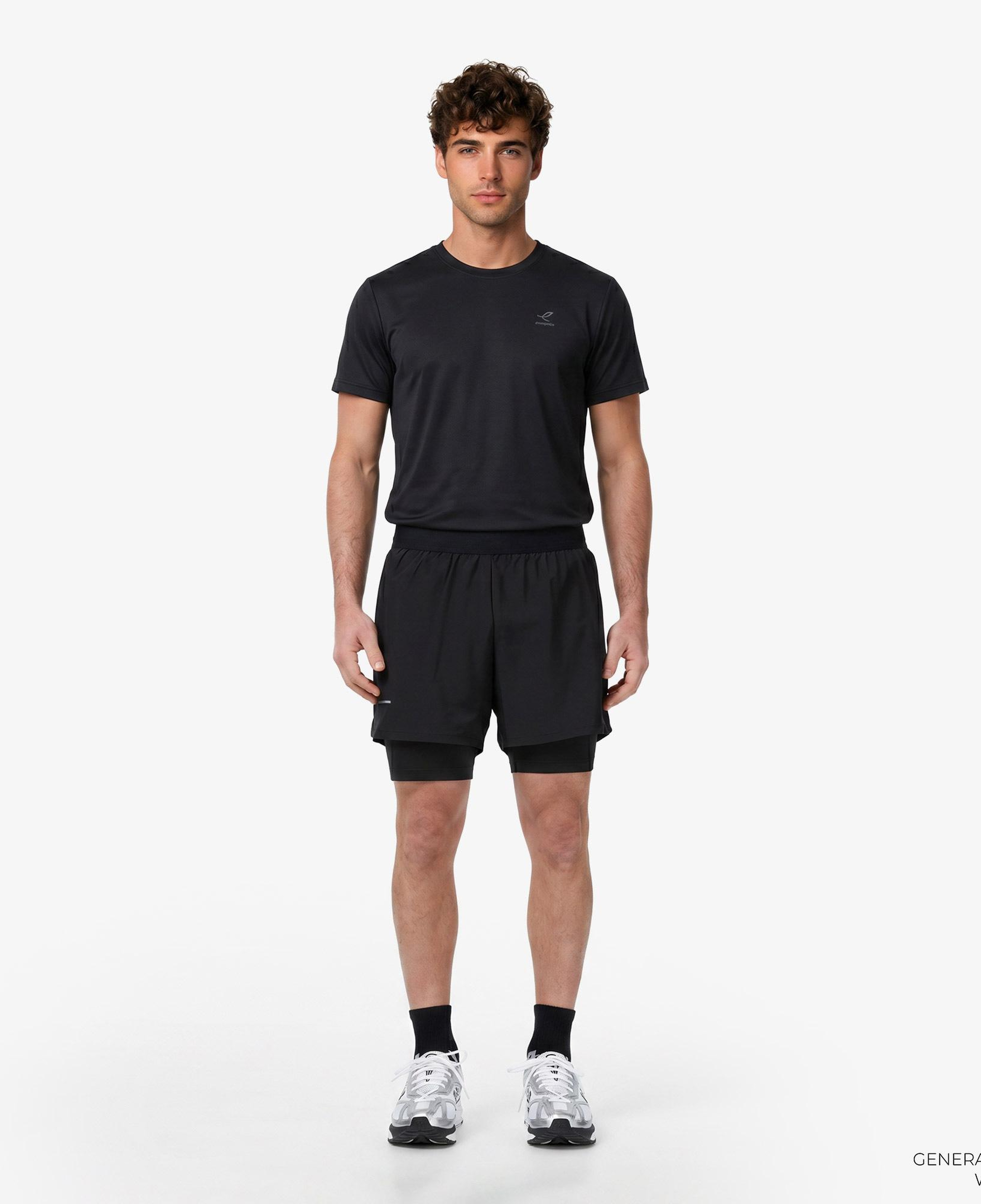 Energetics Gio Ss Erkek Siyah Antrenman T-Shirt