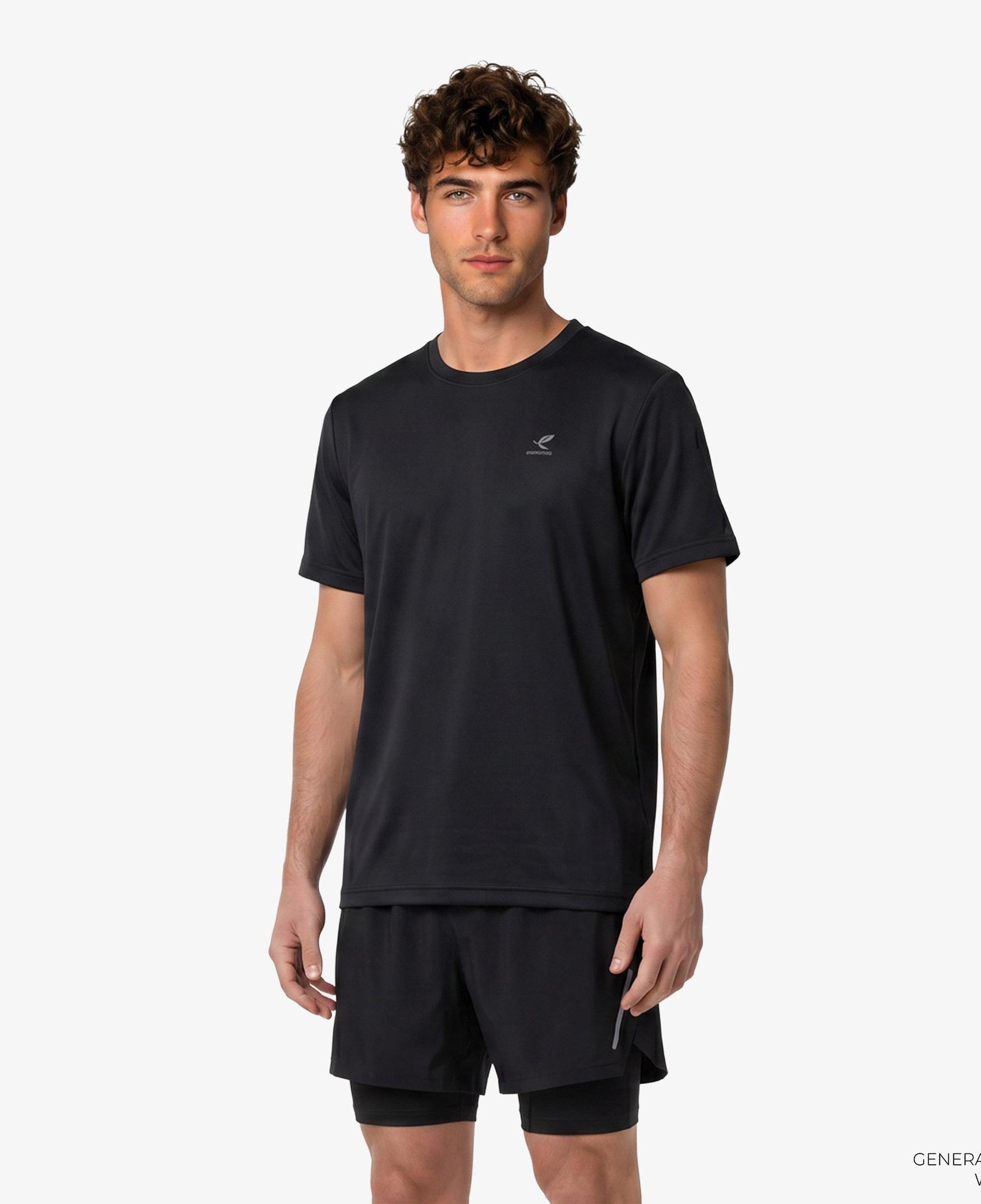 Energetics Gio Ss Erkek Siyah Antrenman T-Shirt