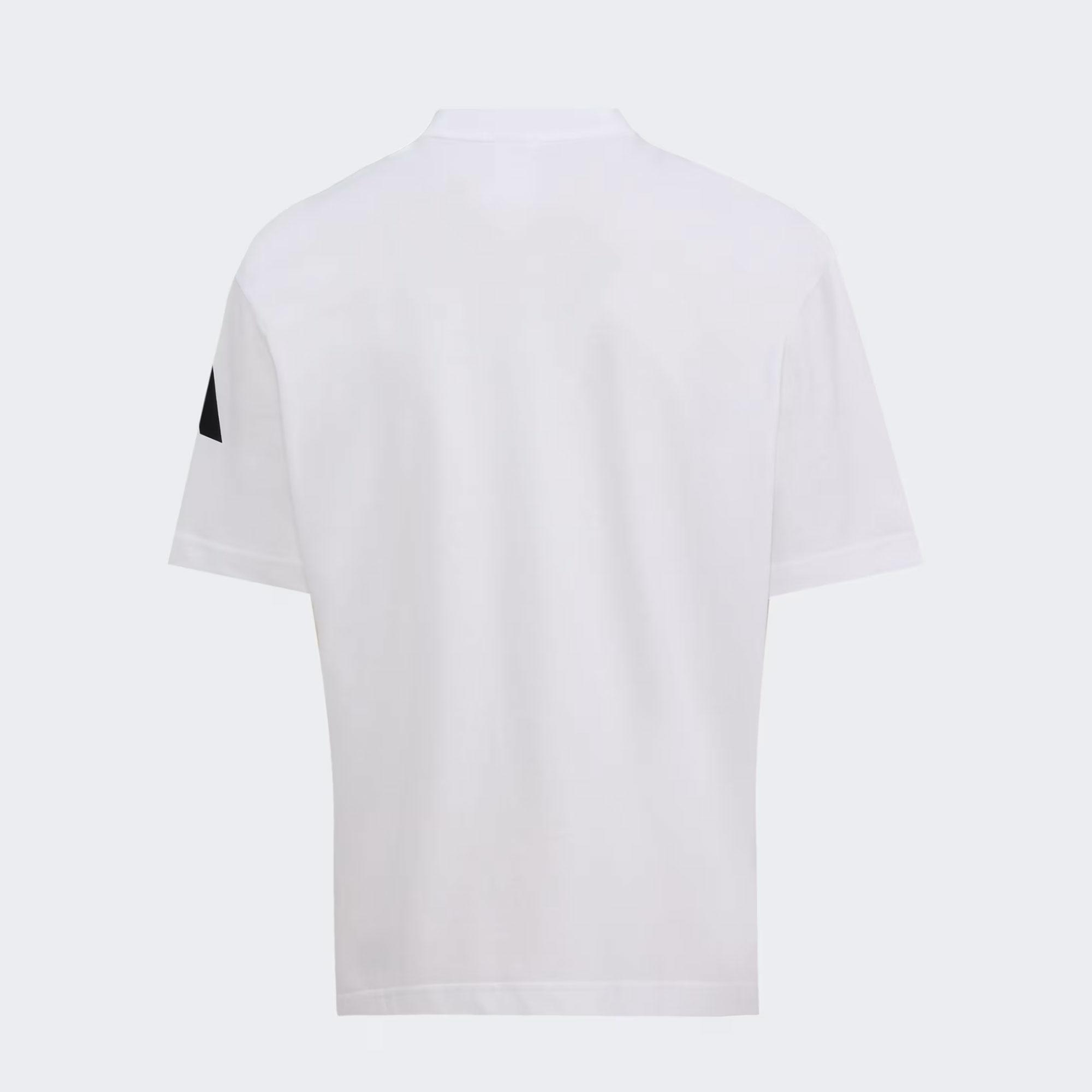 adidas Servisi Biz Yaparız Grafik Unisex Beyaz T-Shirt