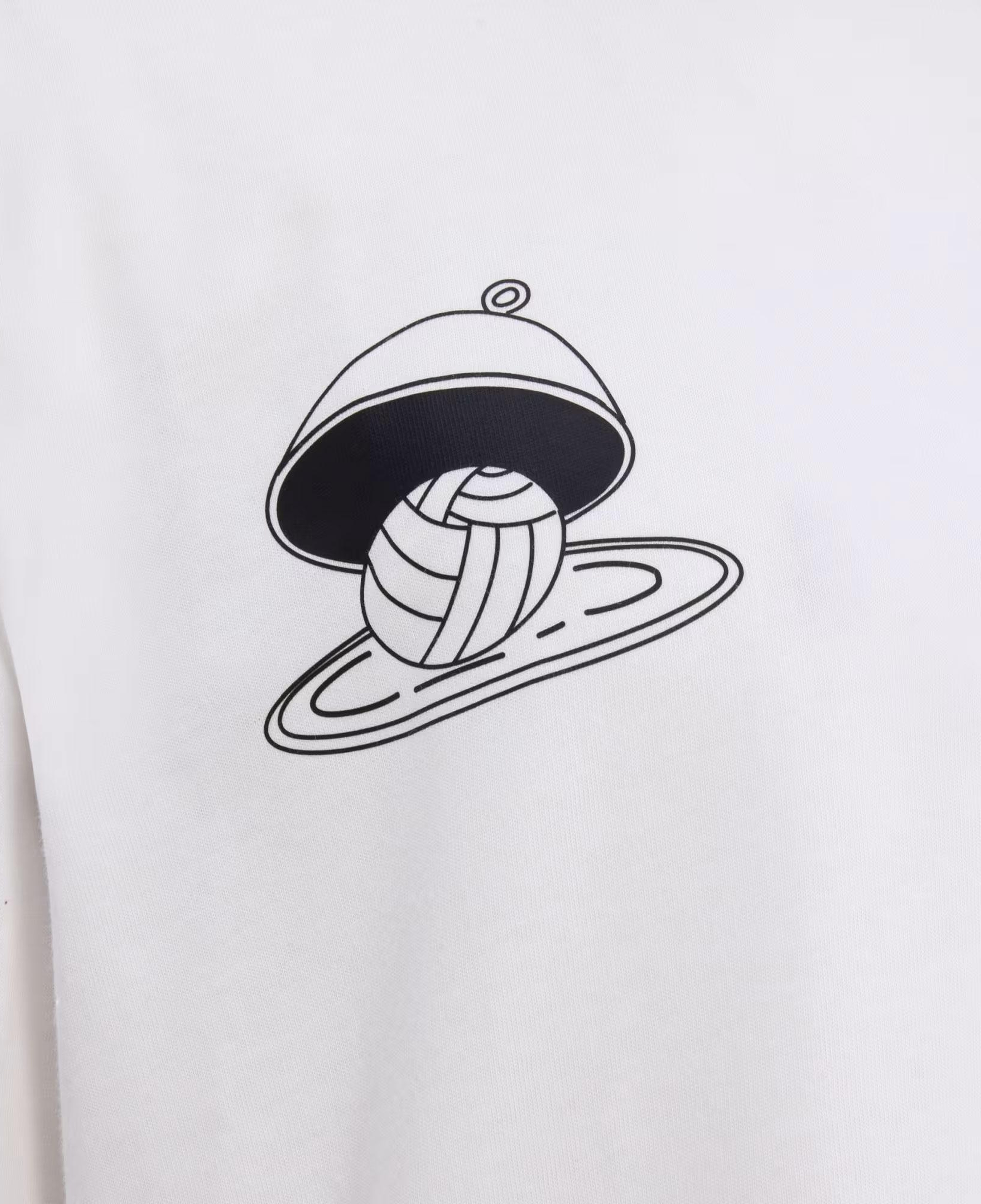 adidas Servisi Biz Yaparız Grafik Unisex Beyaz T-Shirt