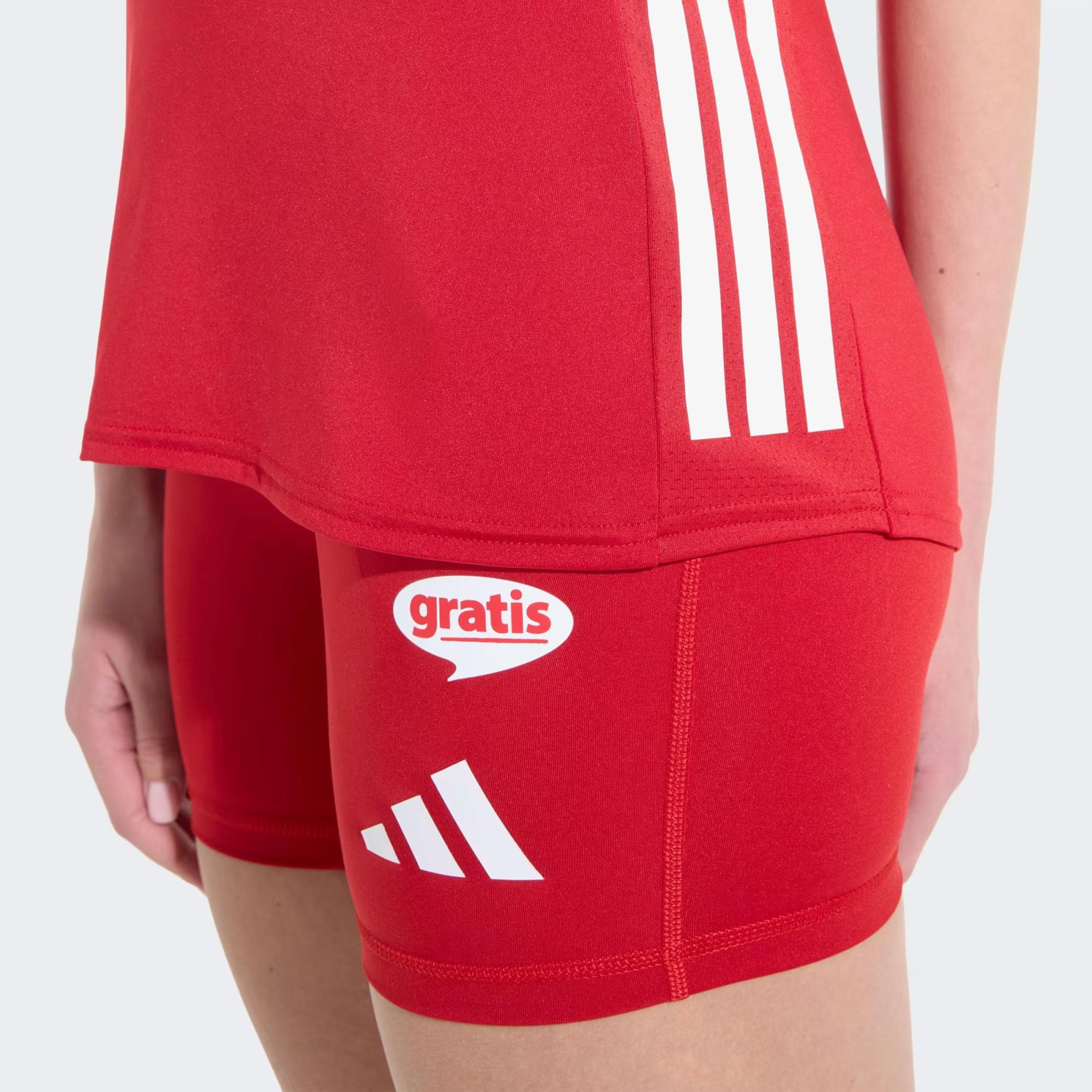 adidas Türkiye Voleybol Milli Takımı Kadın Voleybol Kırmızı Tayt