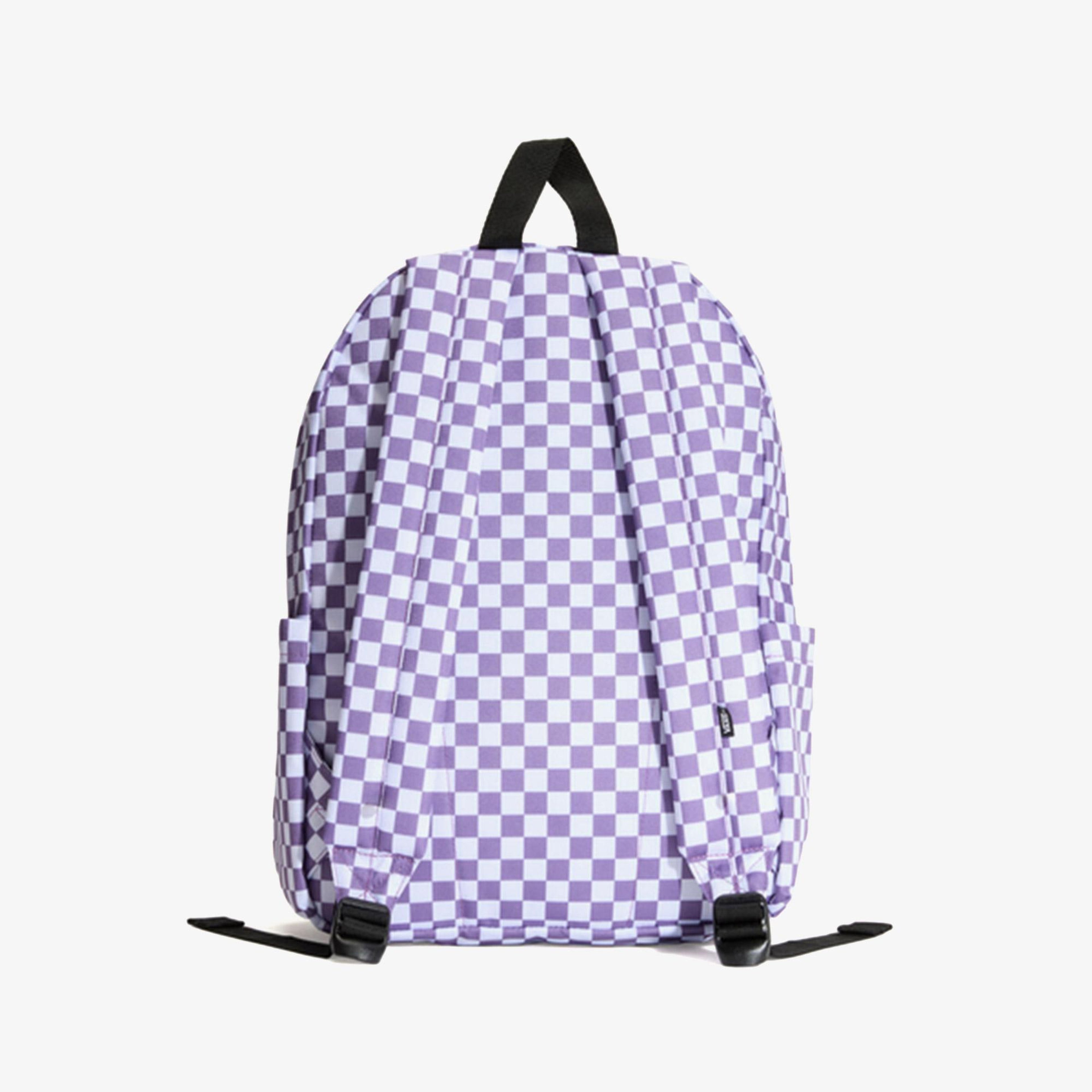 Vans Old Skool Grom Check Çocuk Mor Sırt Çantası