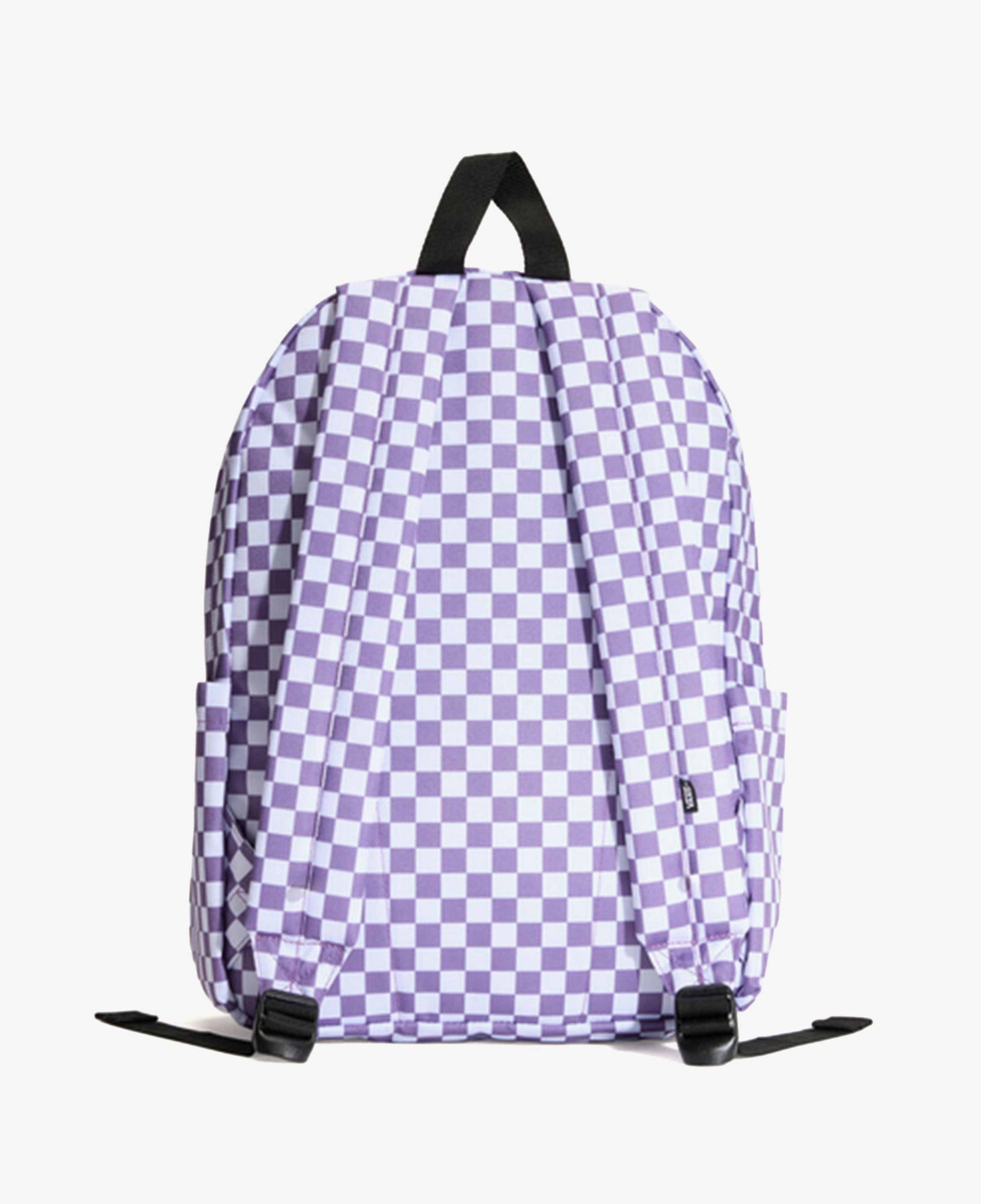 Vans Old Skool Grom Check Çocuk Mor Sırt Çantası
