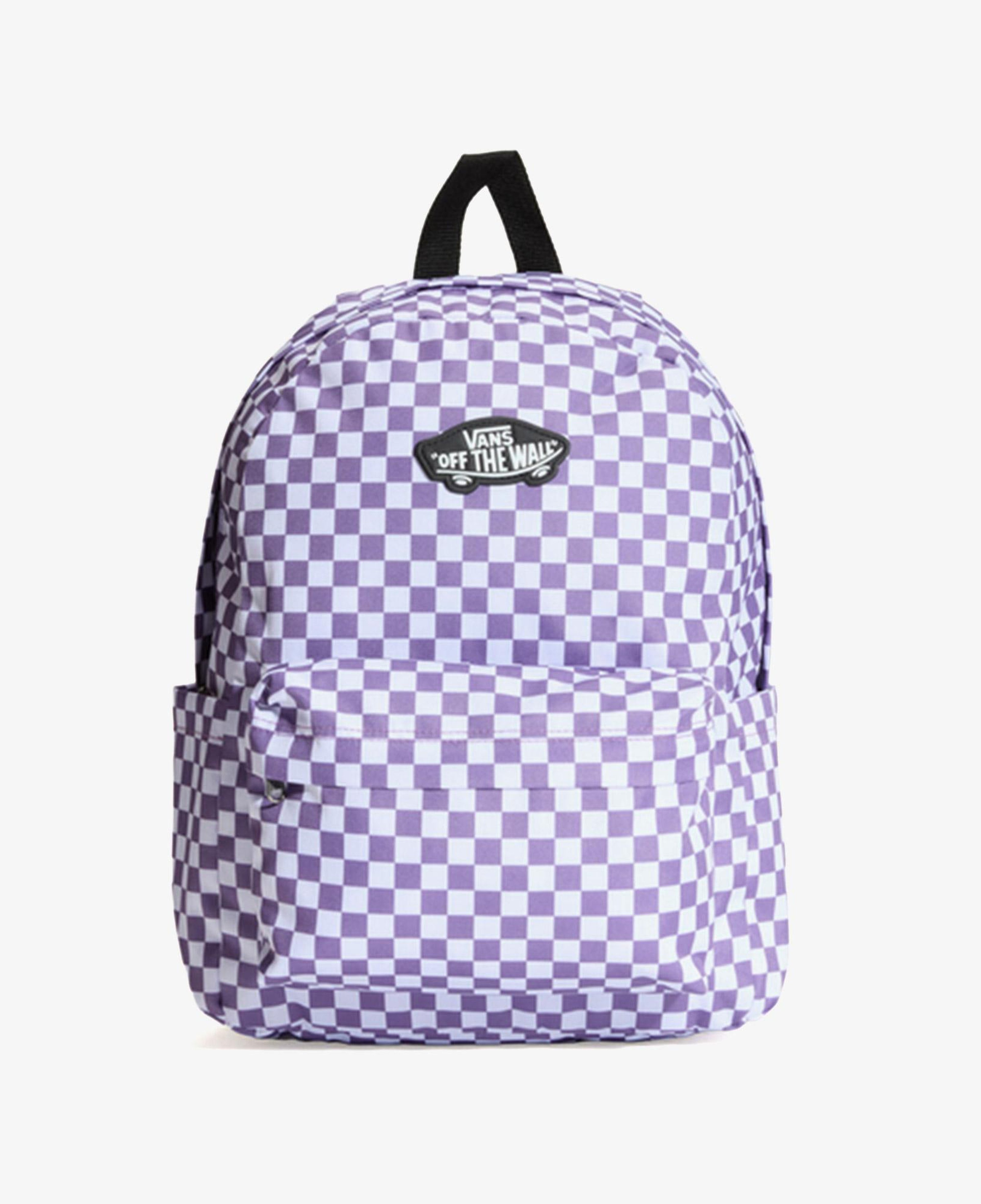 Vans Old Skool Grom Check Çocuk Mor Sırt Çantası