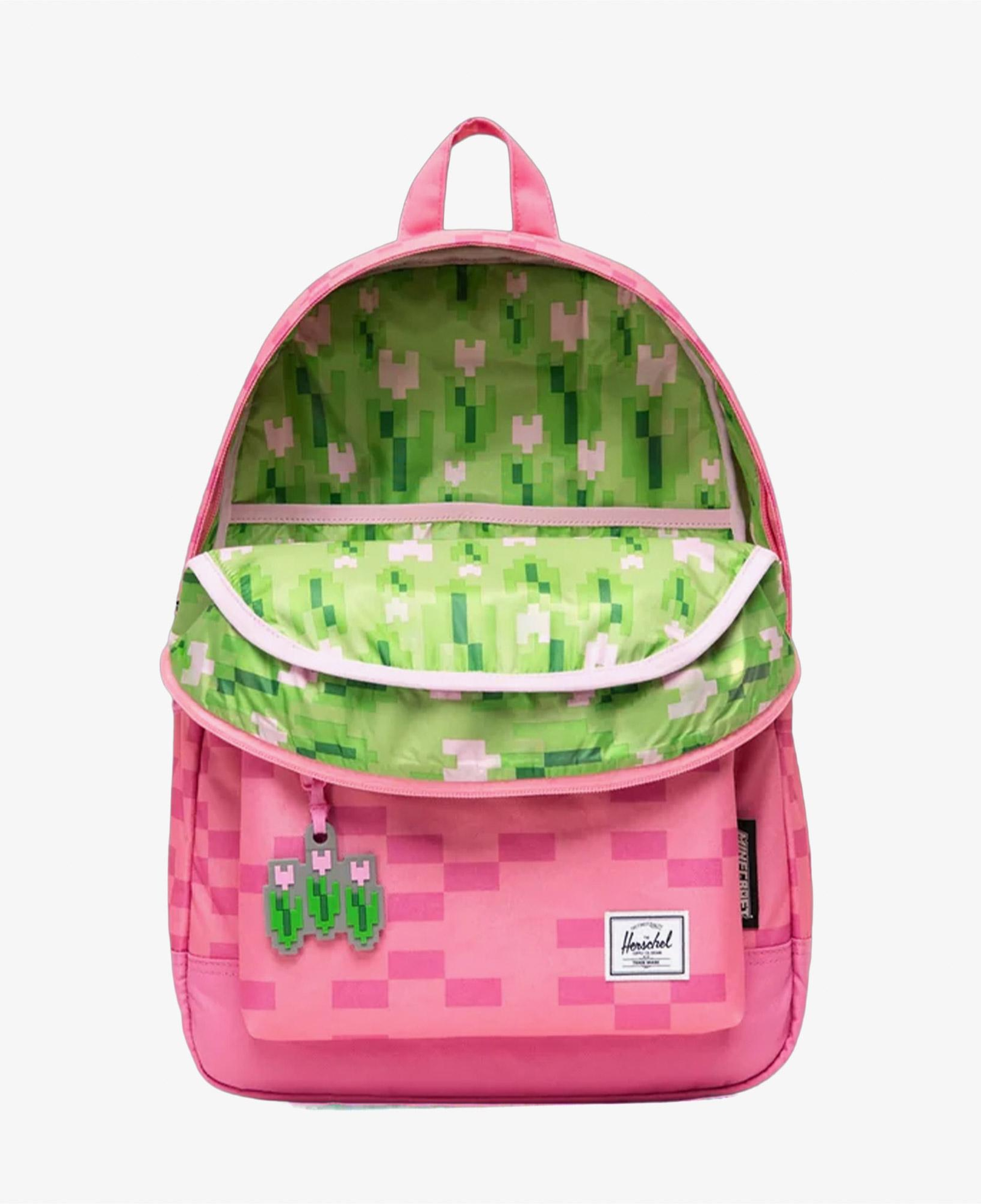 Herschel x Minecraft Classic Unisex Pembe Sırt Çantası