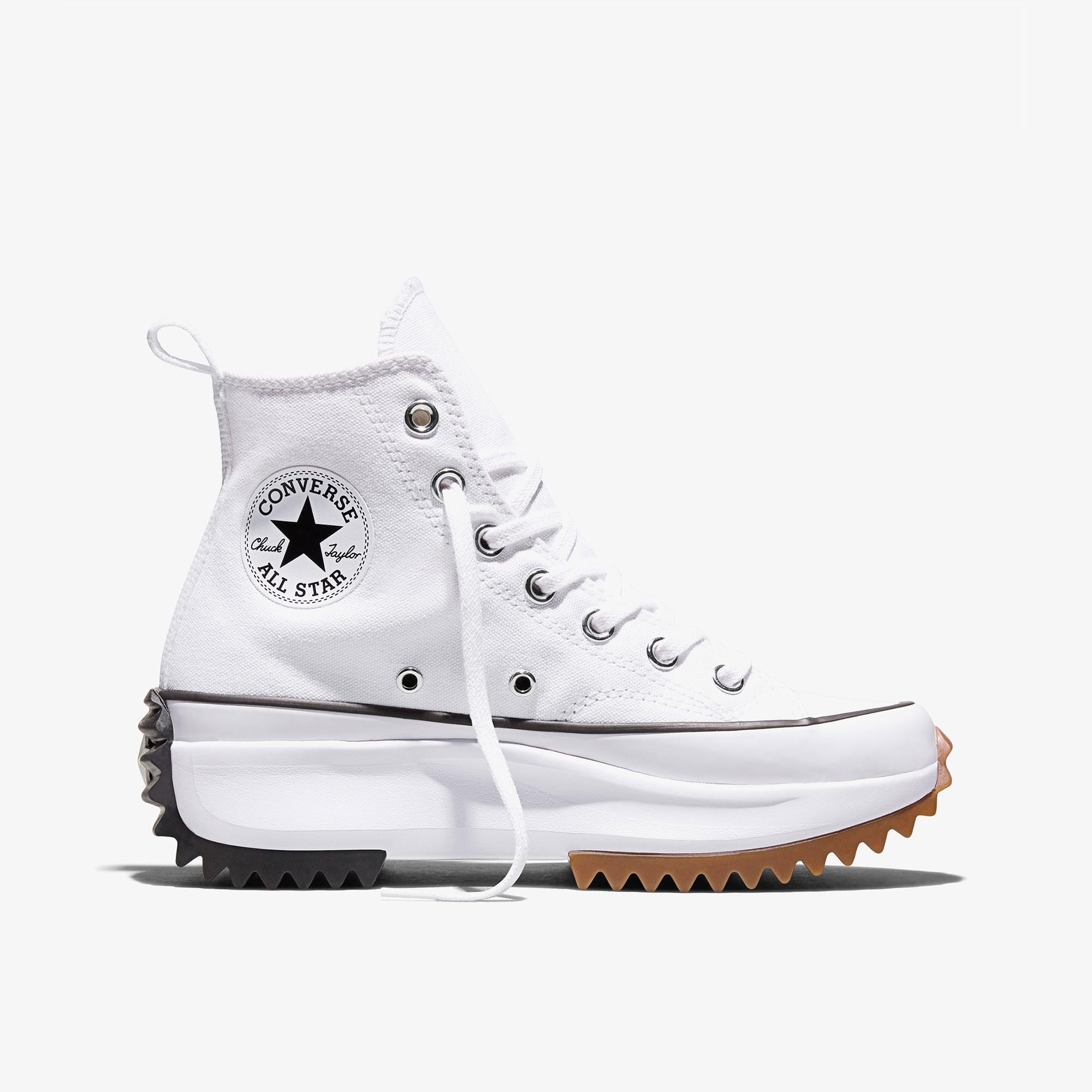 Converse Run Star Hike Unisex Beyaz Platform Sneaker