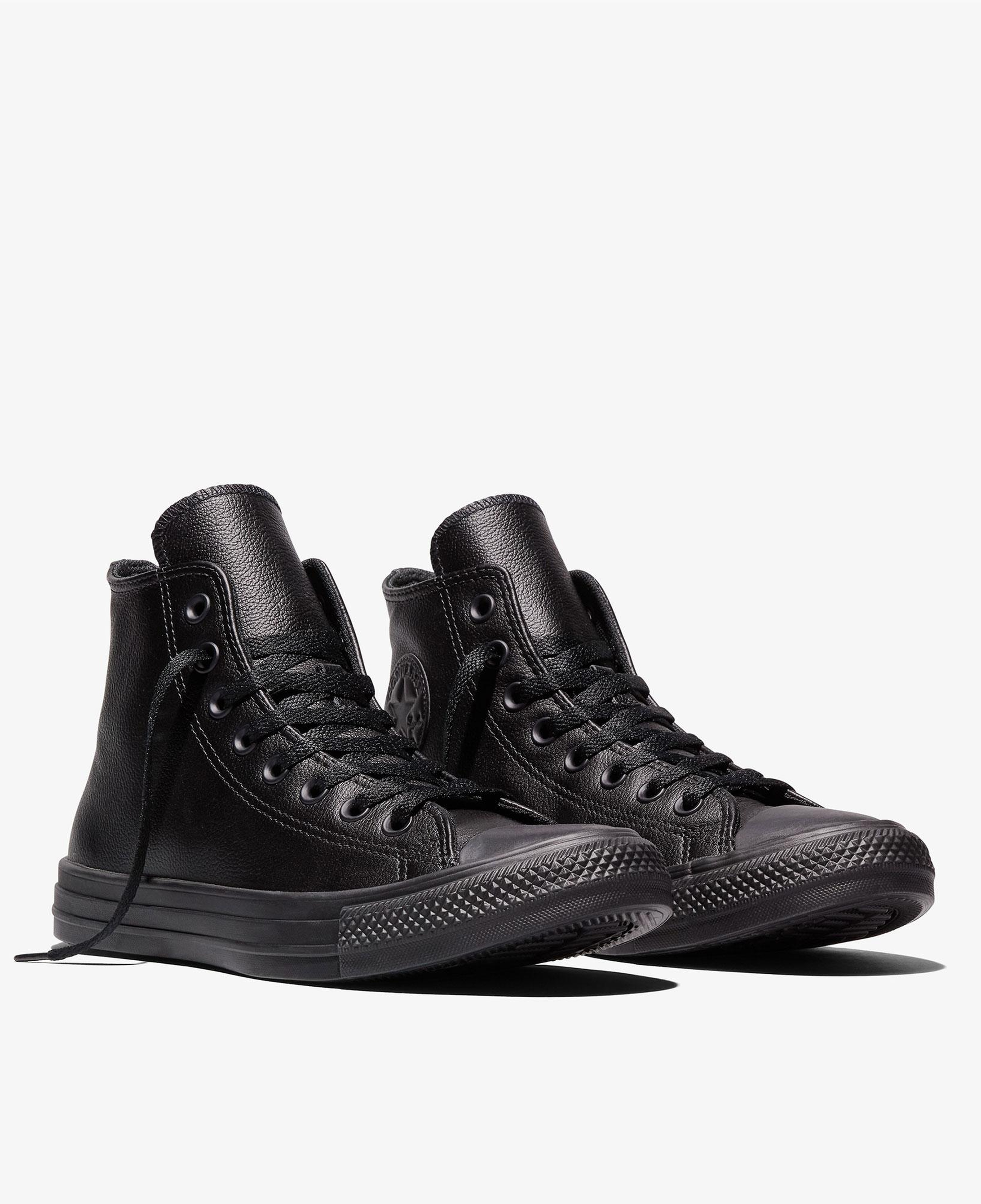 Converse Chuck Taylor All Star Tonal Unisex Siyah Deri Sneaker