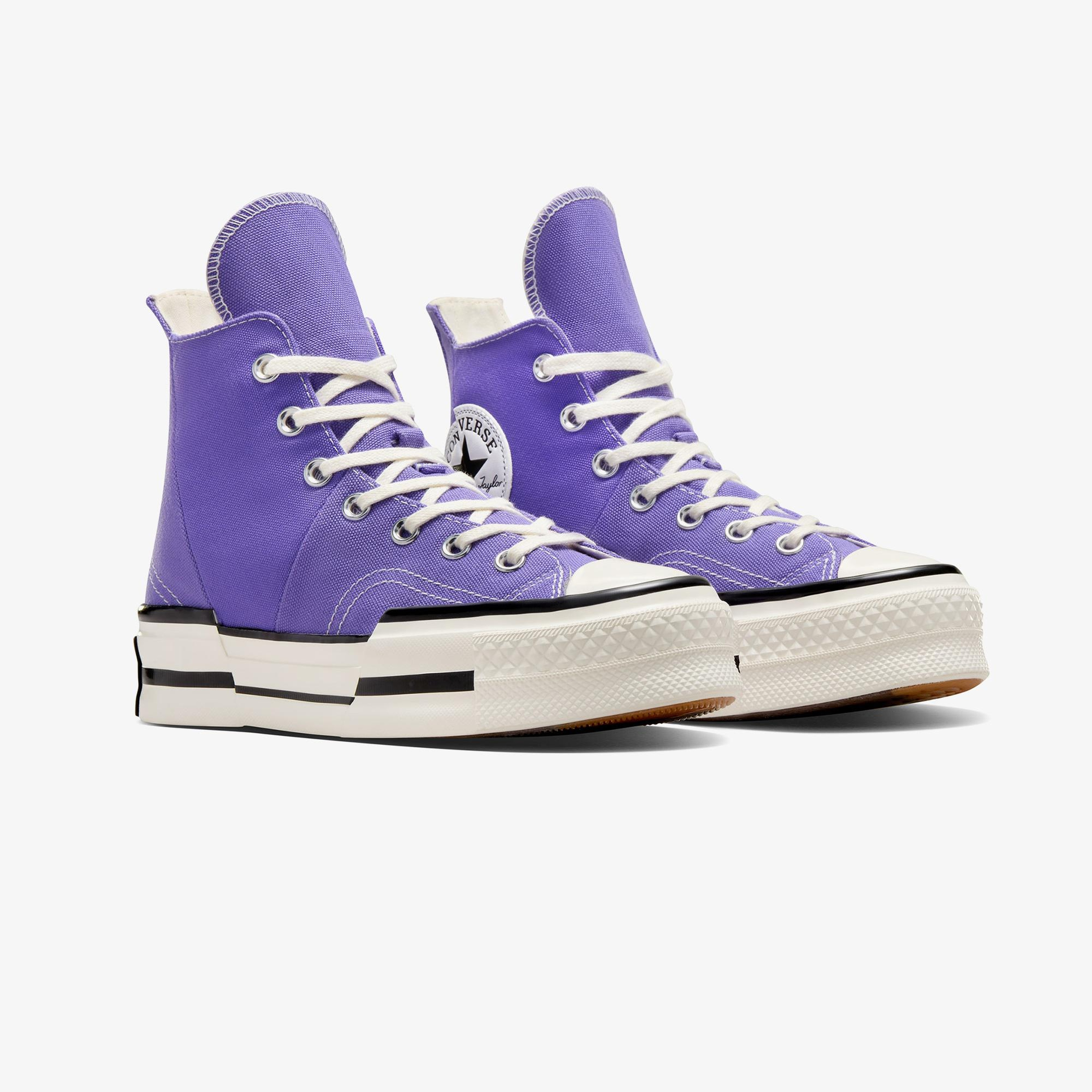Converse Chuck 70 Plus Unisex Mor Platform Sneaker