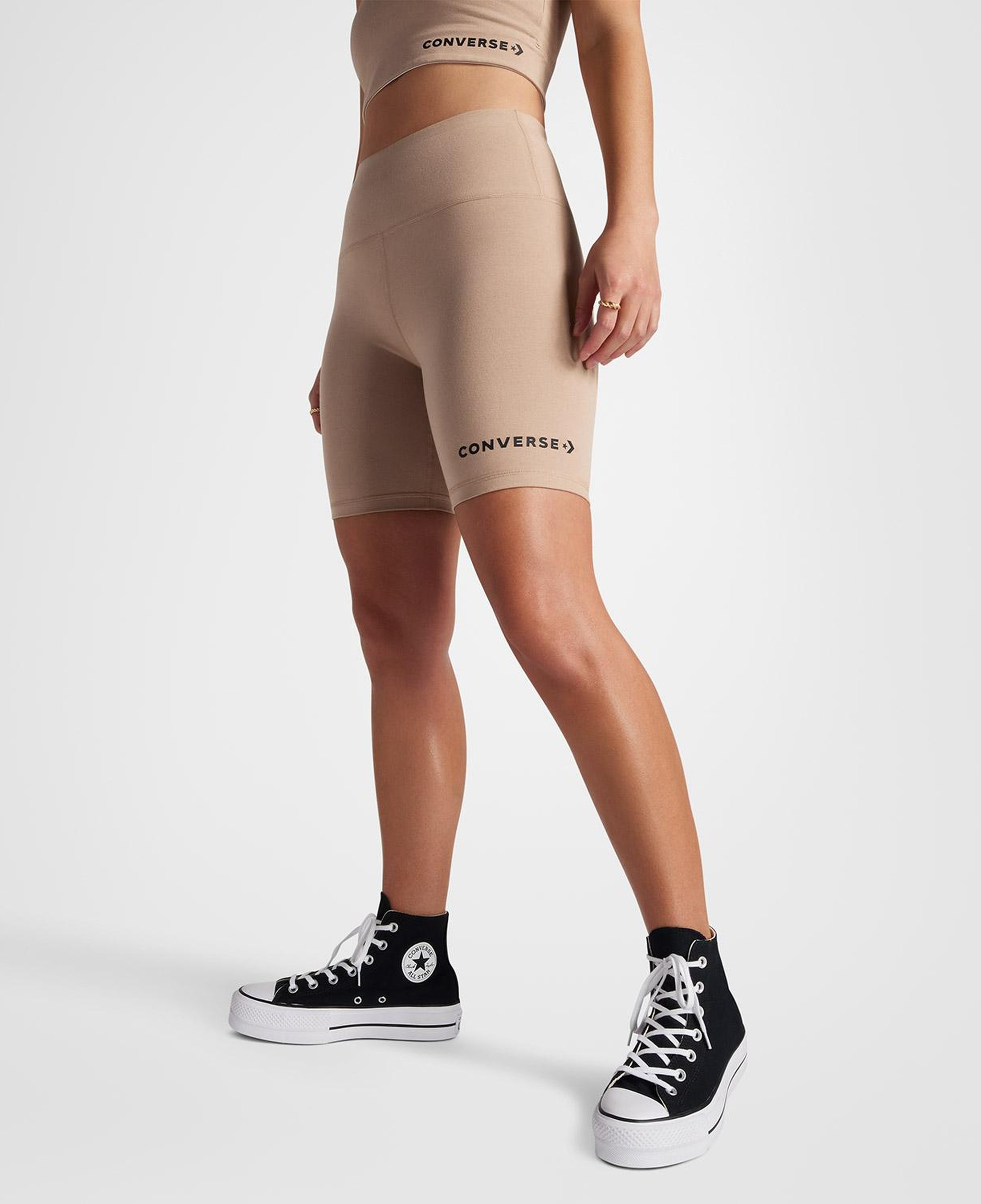 Converse Wordmark Kadın Kahverengi Tayt