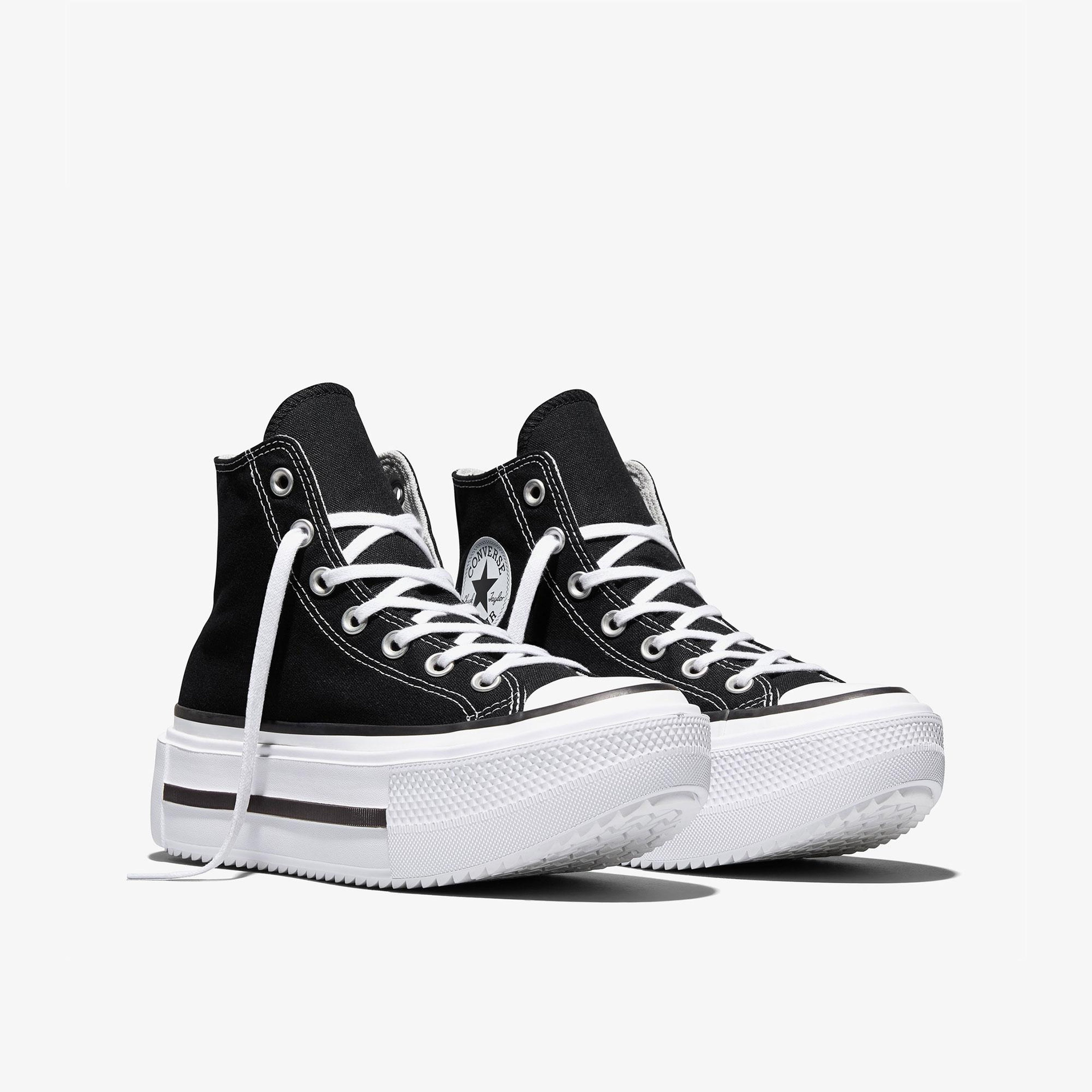 Converse Chuck Taylor All Star Lift Double Stack Unisex Siyah Sneaker