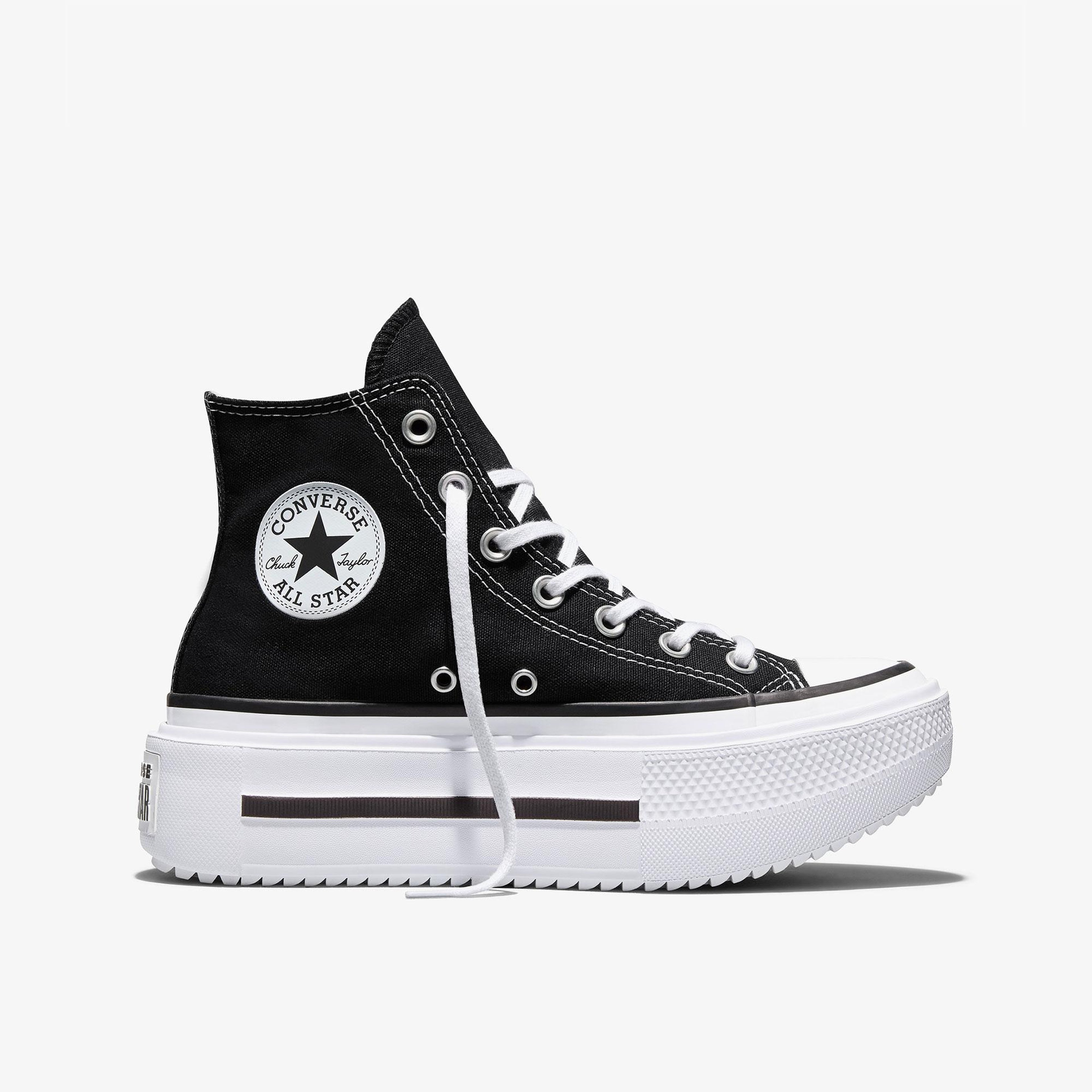 Converse Chuck Taylor All Star Lift Double Stack Unisex Siyah Sneaker