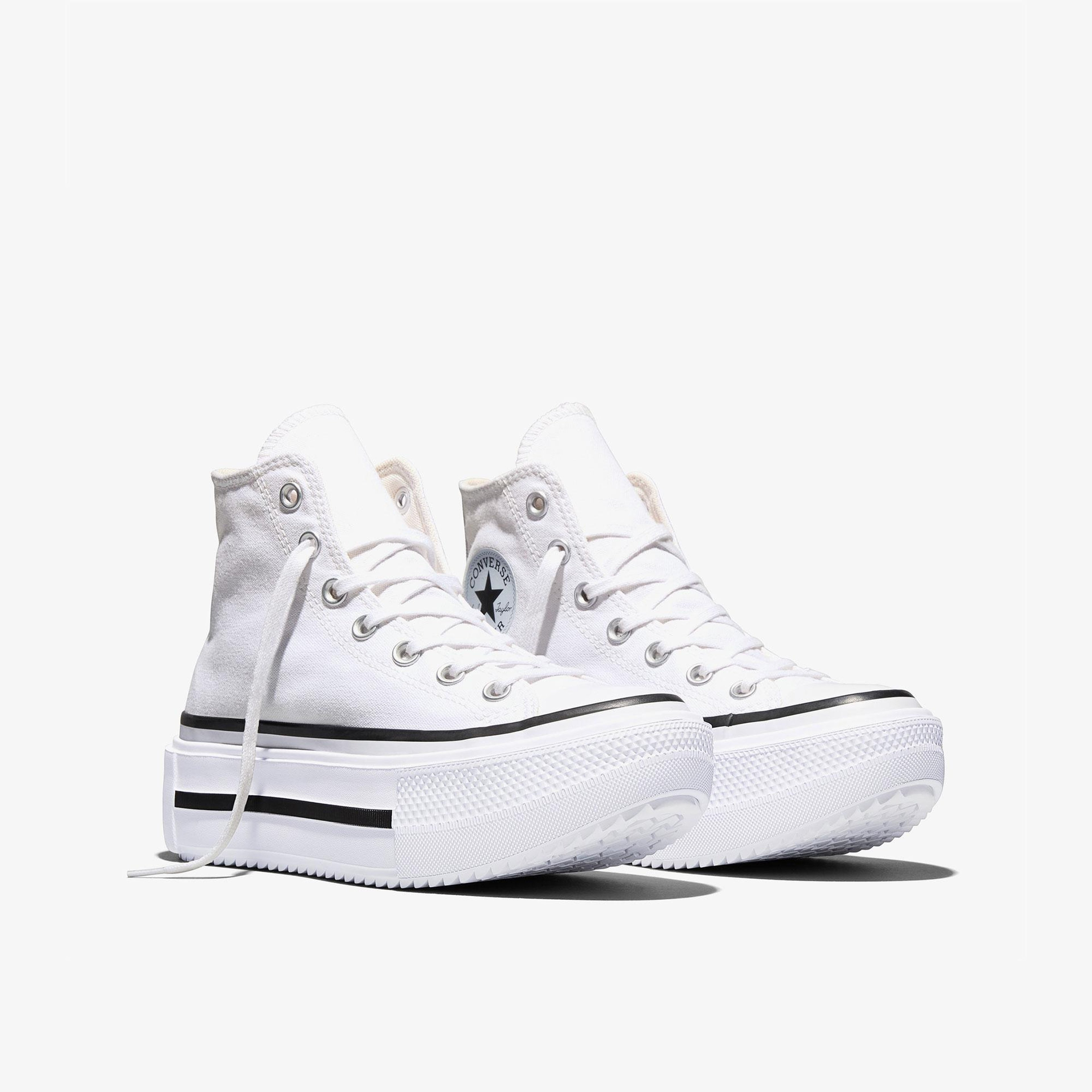 Converse Chuck Taylor All Star Lift Double Stack Unisex Beyaz Sneaker