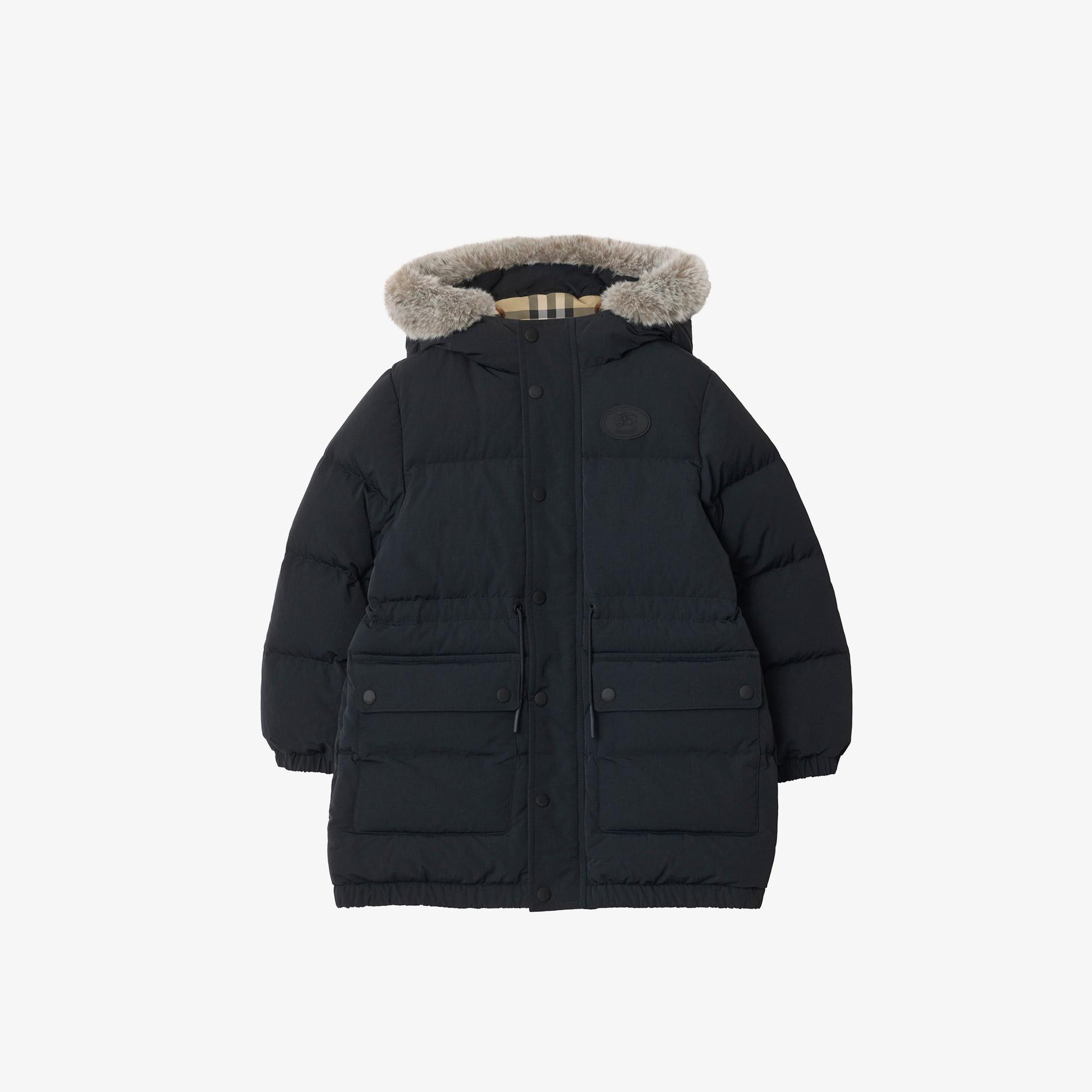 Burberry Franklın Çocuk Siyah Mont