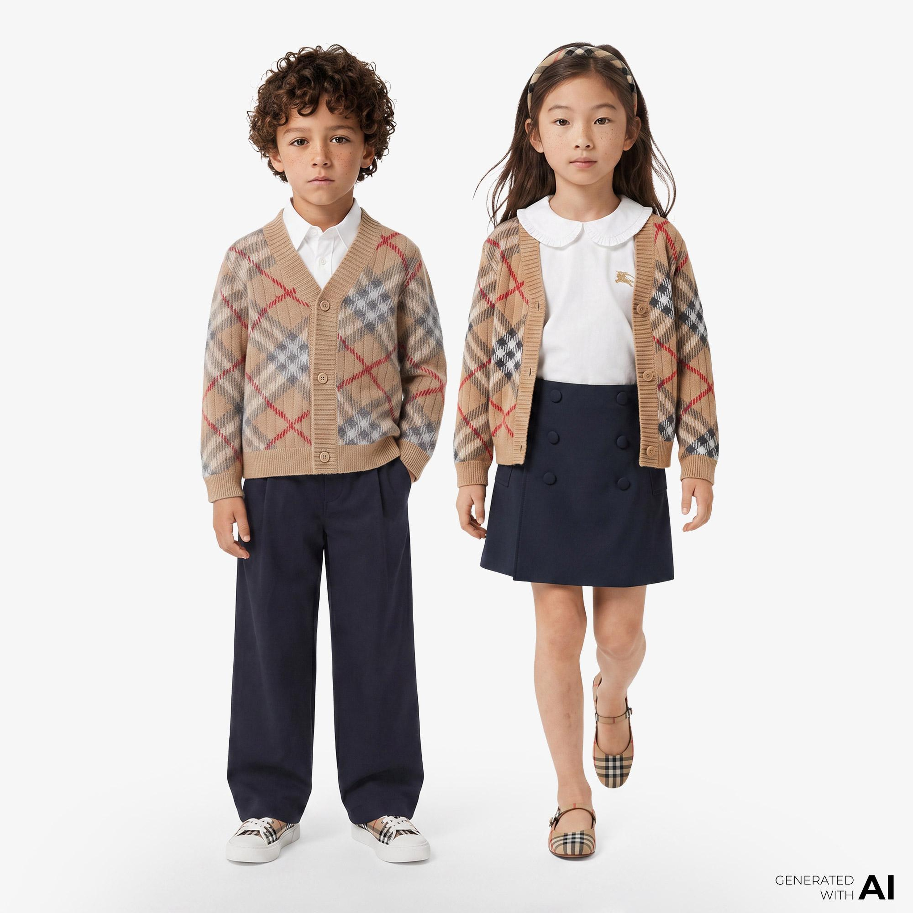 Burberry Çocuk Bej Hırka