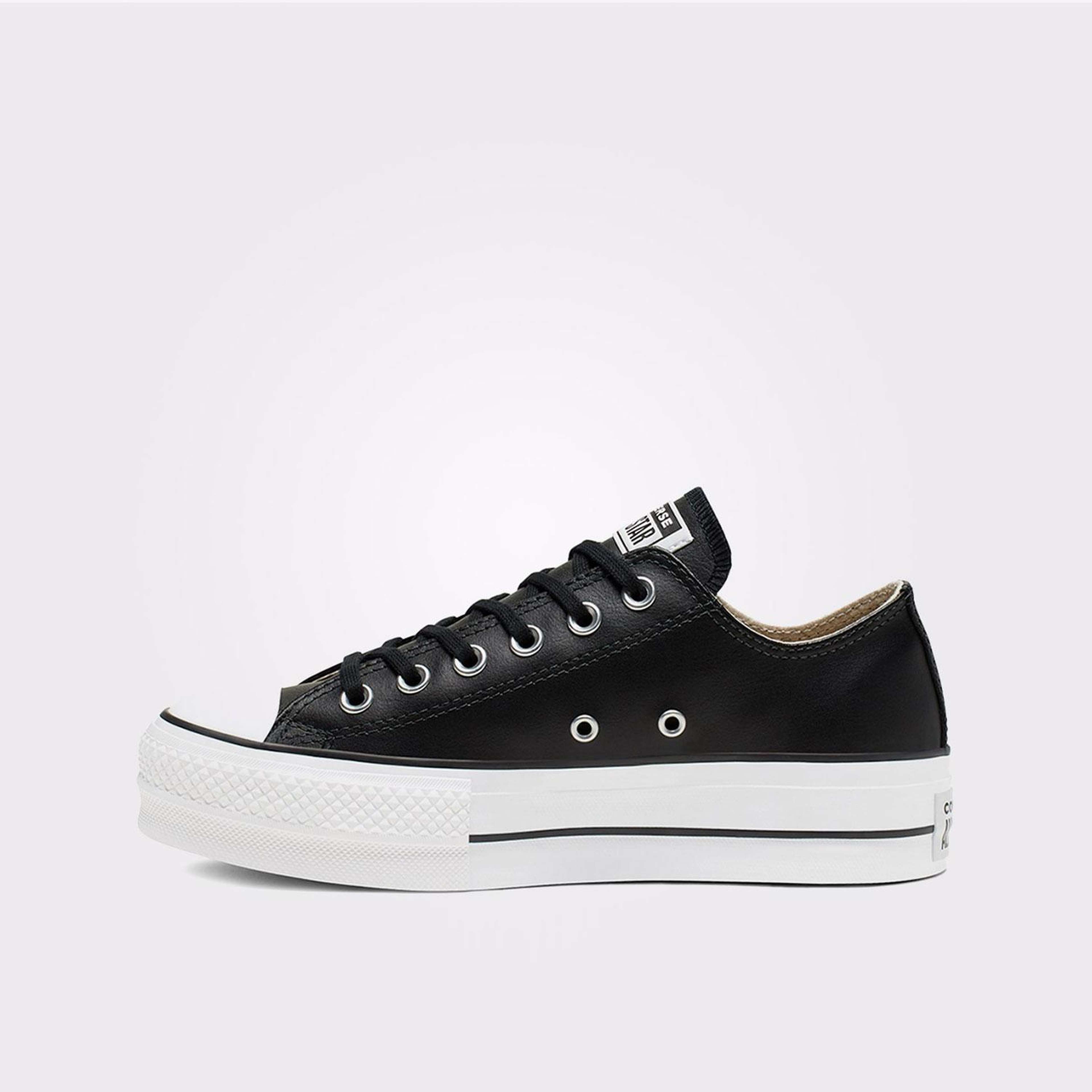 Converse Chuck Taylor All Star Kadın Siyah Deri Sneaker