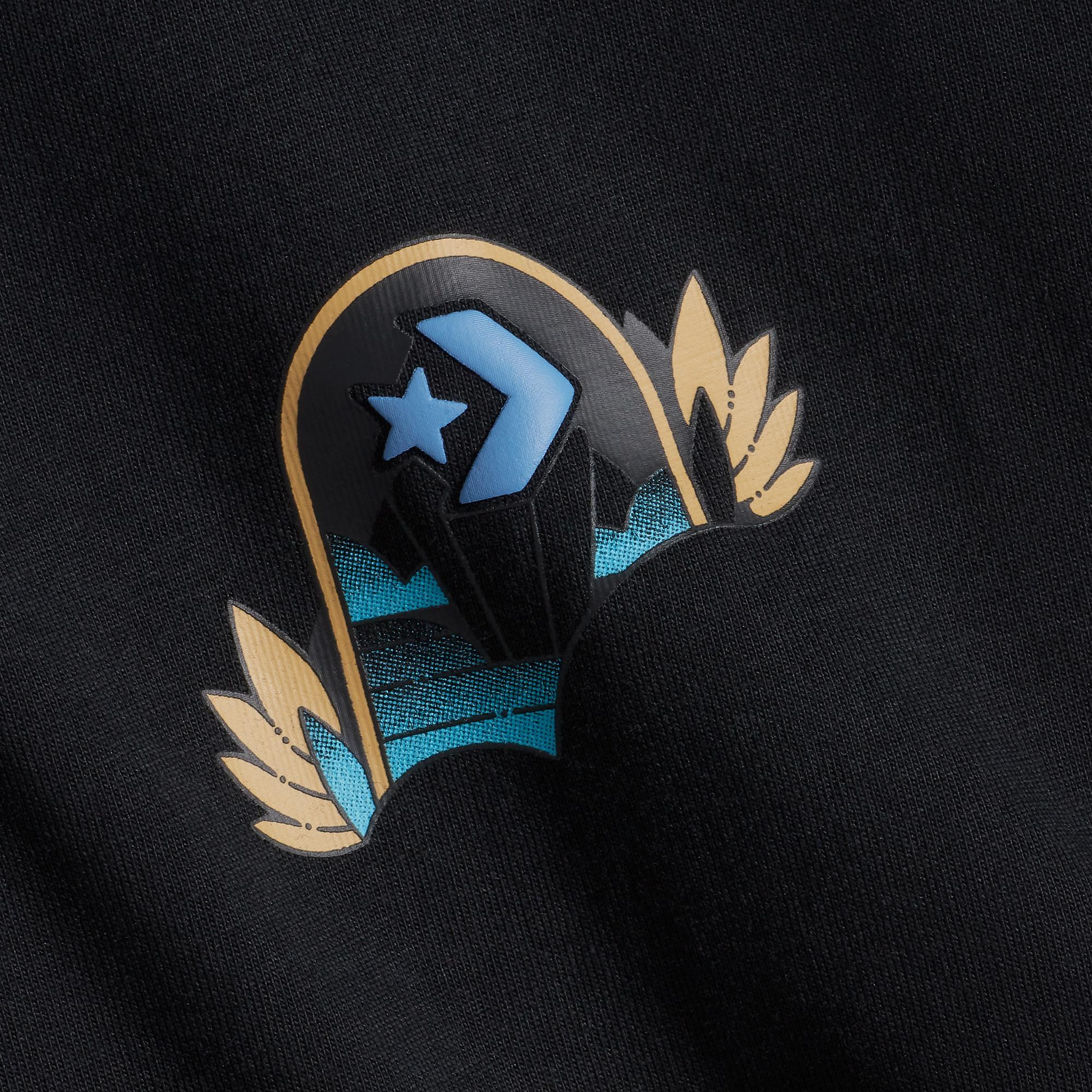 Converse Desert Sunset Erkek Siyah T-Shirt
