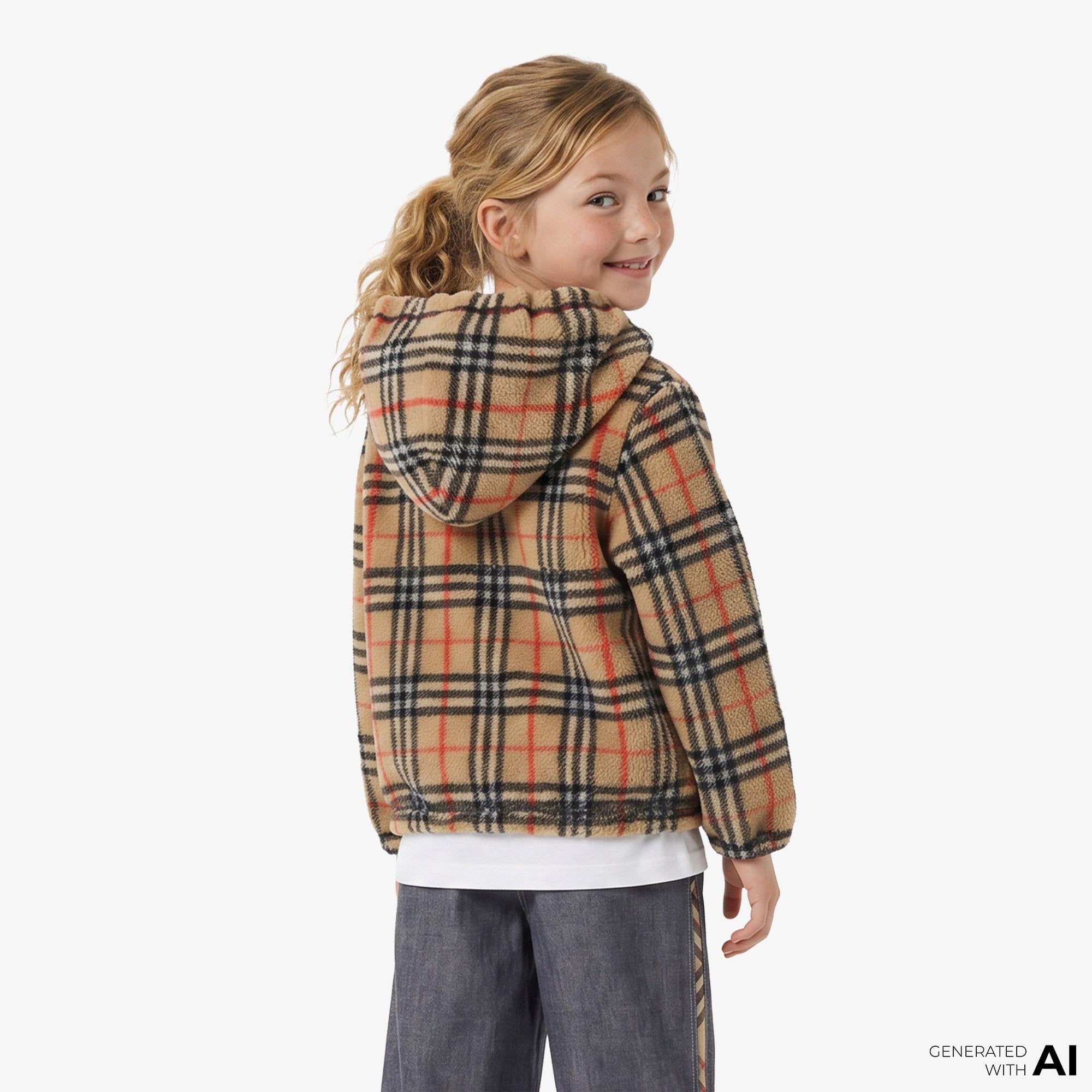 Burberry Domınıc Çocuk Bej Mont